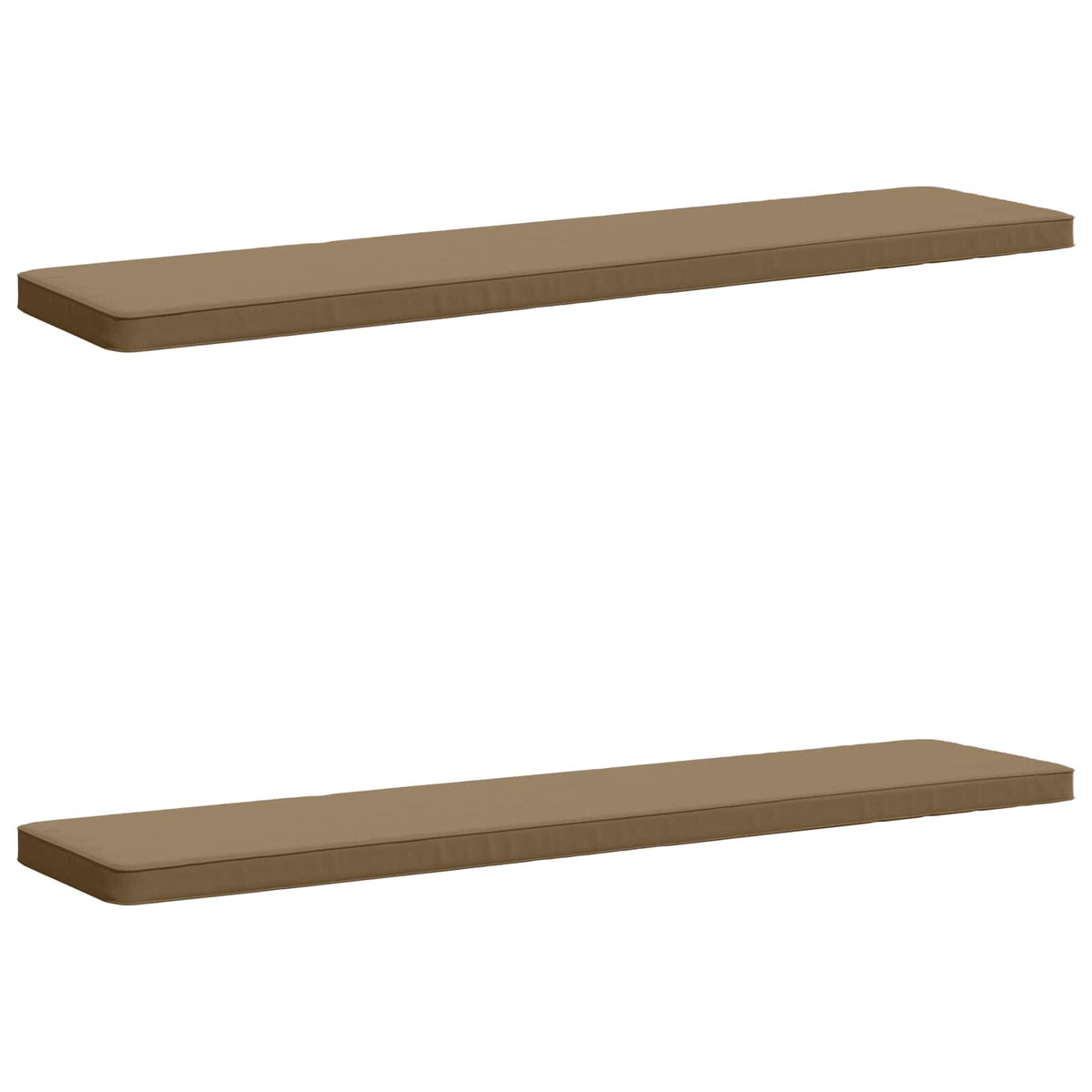 2 dalių suoliuko pagalvės VUGHT 2 vnt. 100% poliesteris Taupe