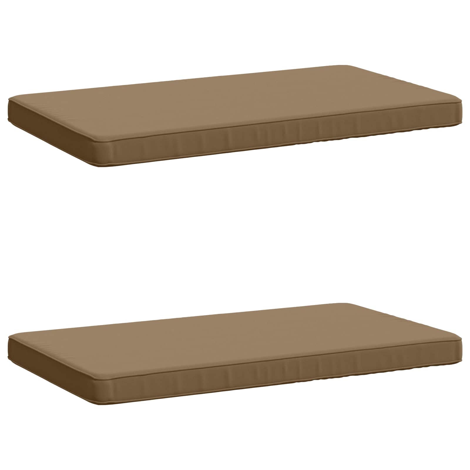 2 dalių suoliuko pagalvės VUGHT 2 vnt. 100% poliesteris Taupe