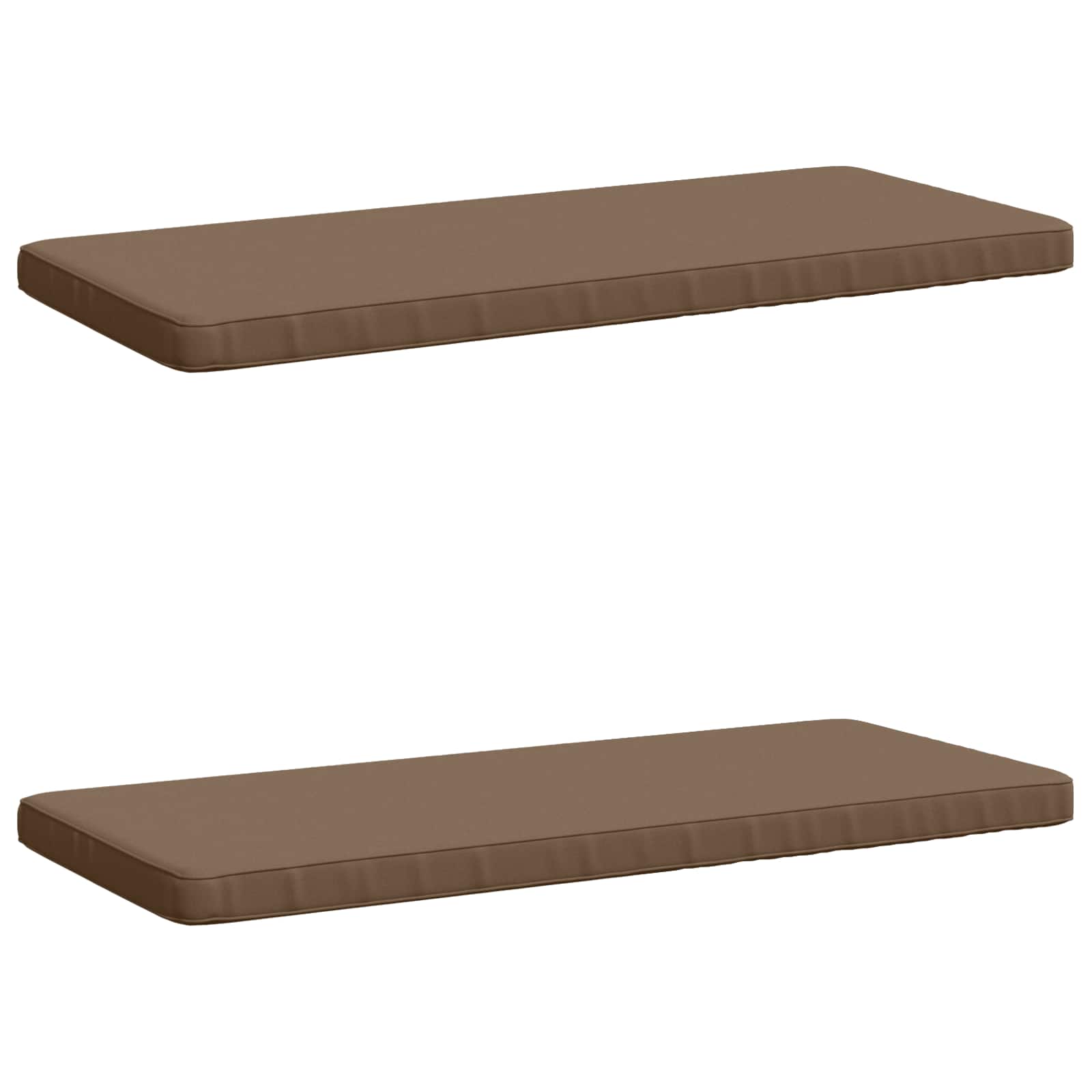 2 dalių suoliuko pagalvės VUGHT 2 vnt. 100% poliesteris Taupe