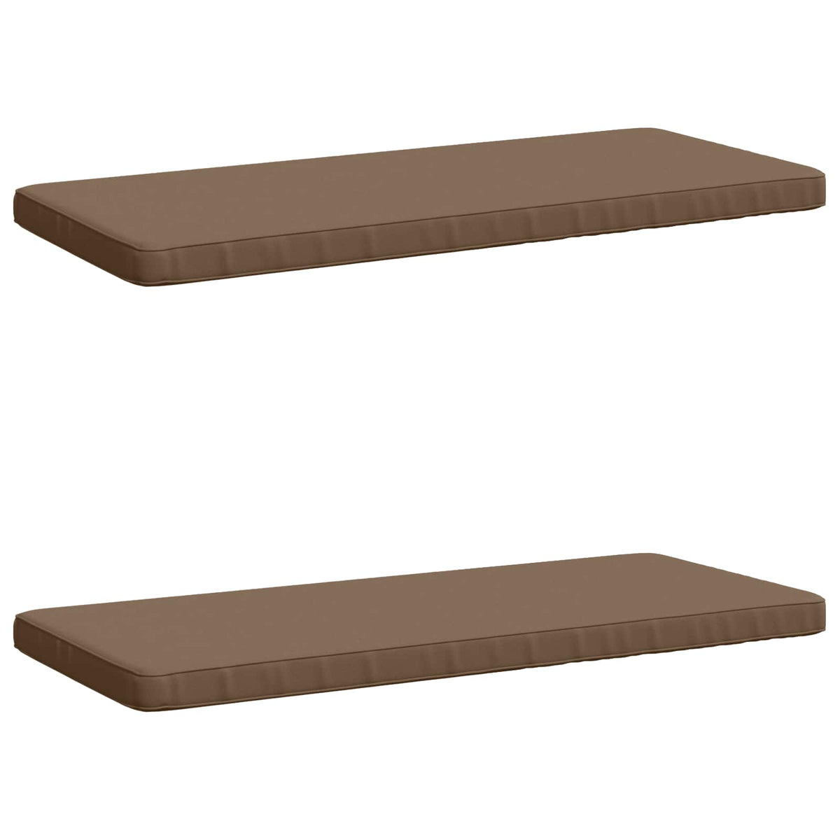 2 dalių suoliuko pagalvės VUGHT 2 vnt. 100% poliesteris Taupe