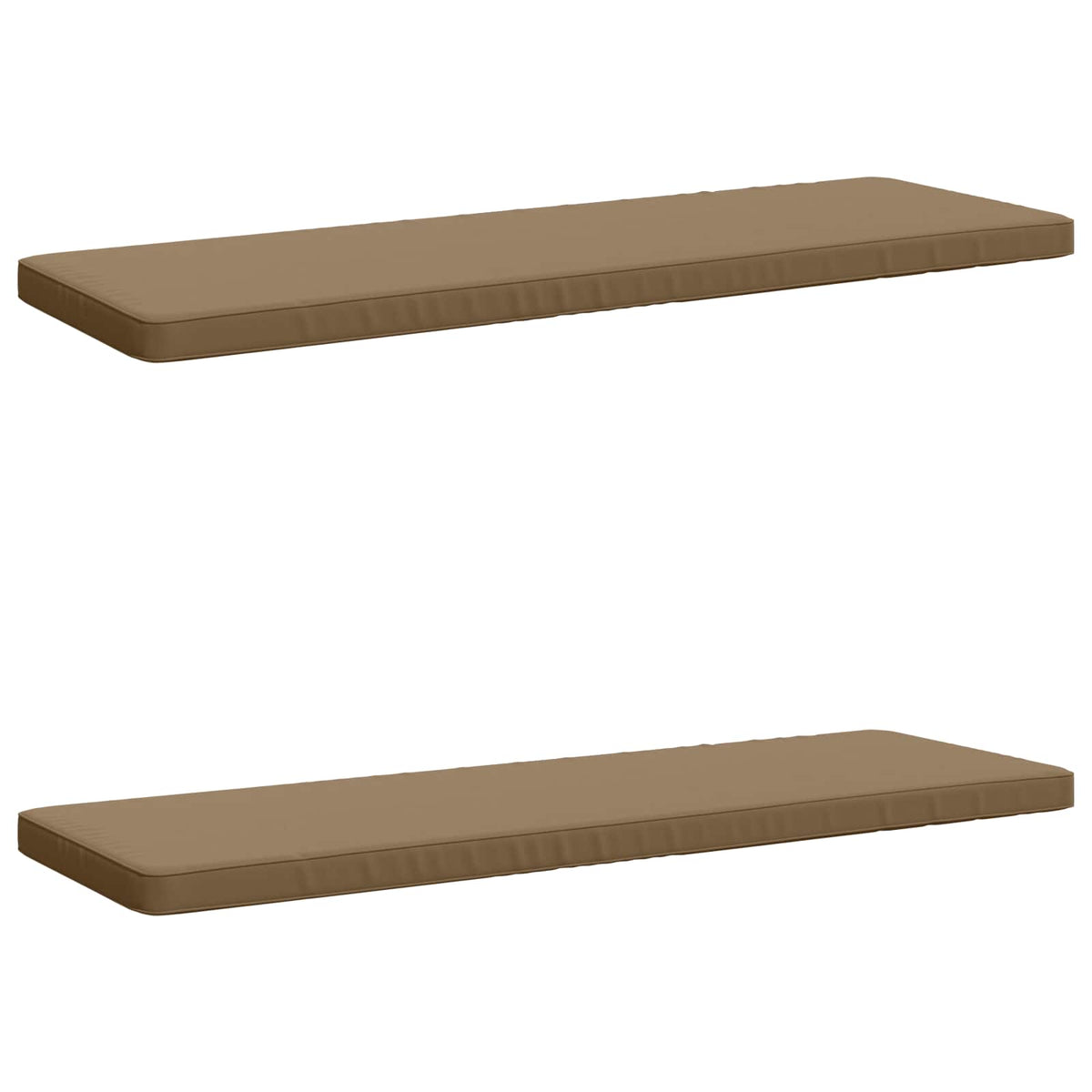 2 dalių suoliuko pagalvės VUGHT 2 vnt. 100% poliesteris Taupe