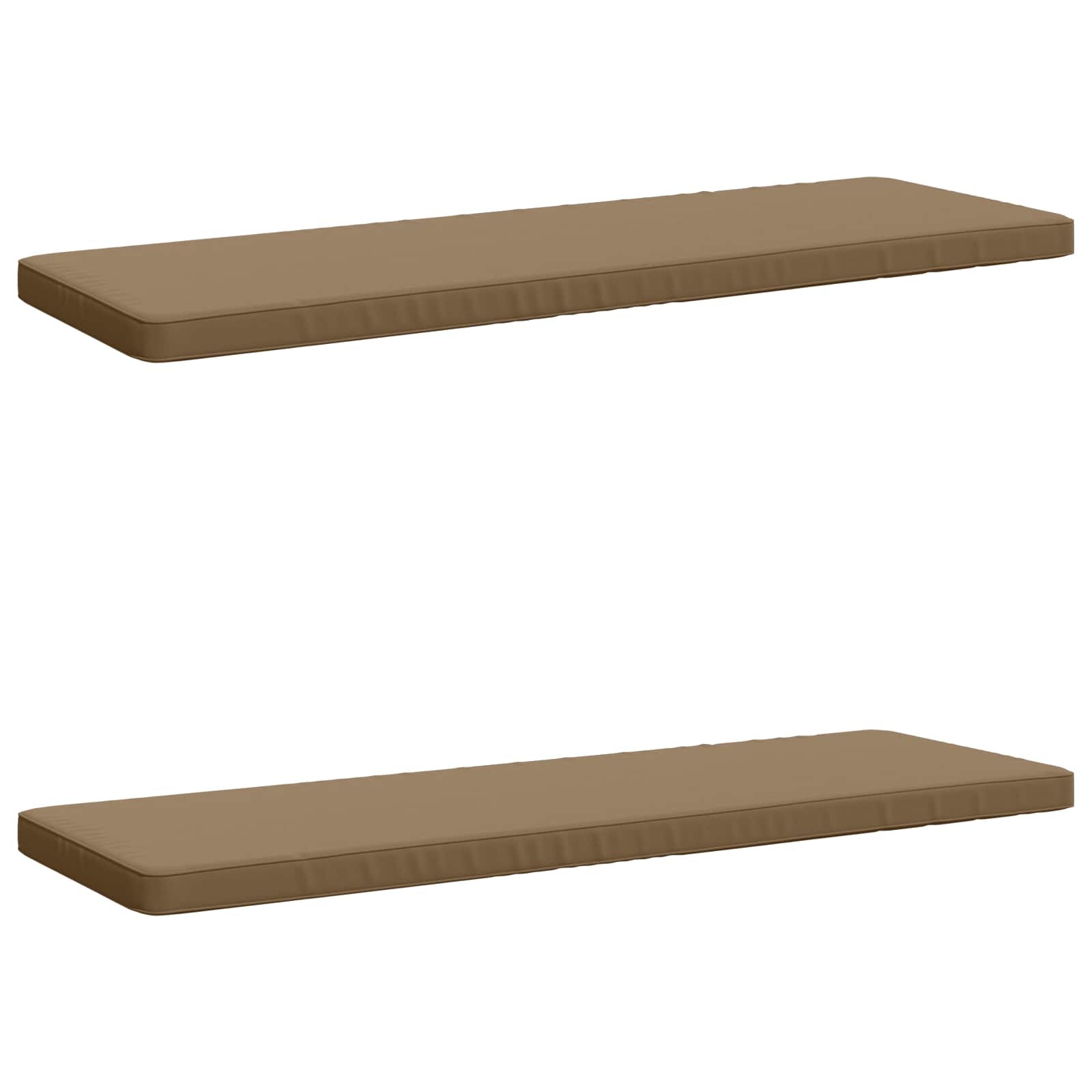 2 dalių suoliuko pagalvės VUGHT 2 vnt. 100% poliesteris Taupe
