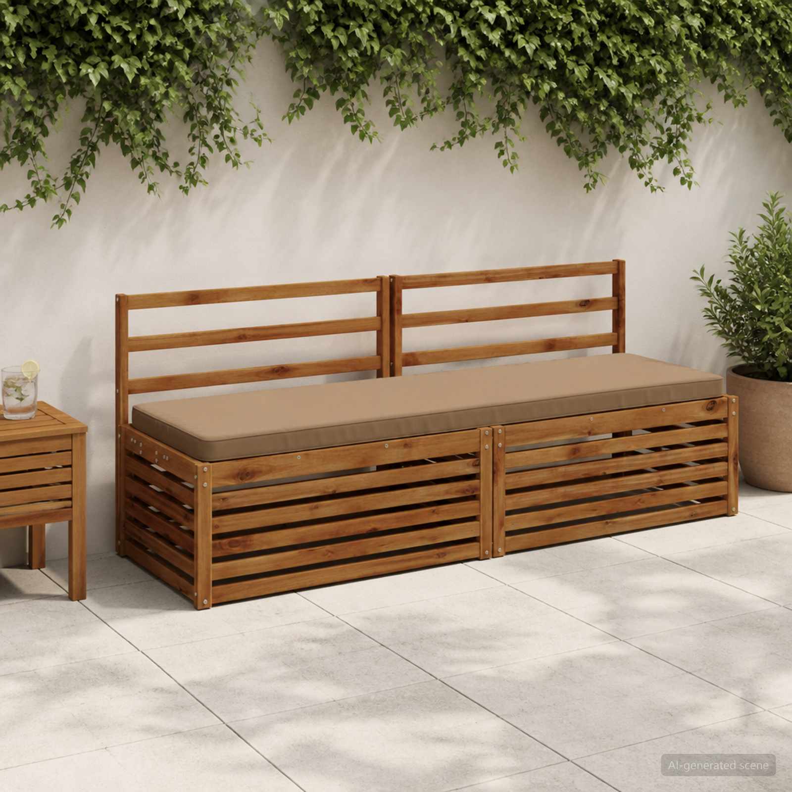 1 dalies suoliuko pagalvė VUGHT 100% poliesteris Taupe