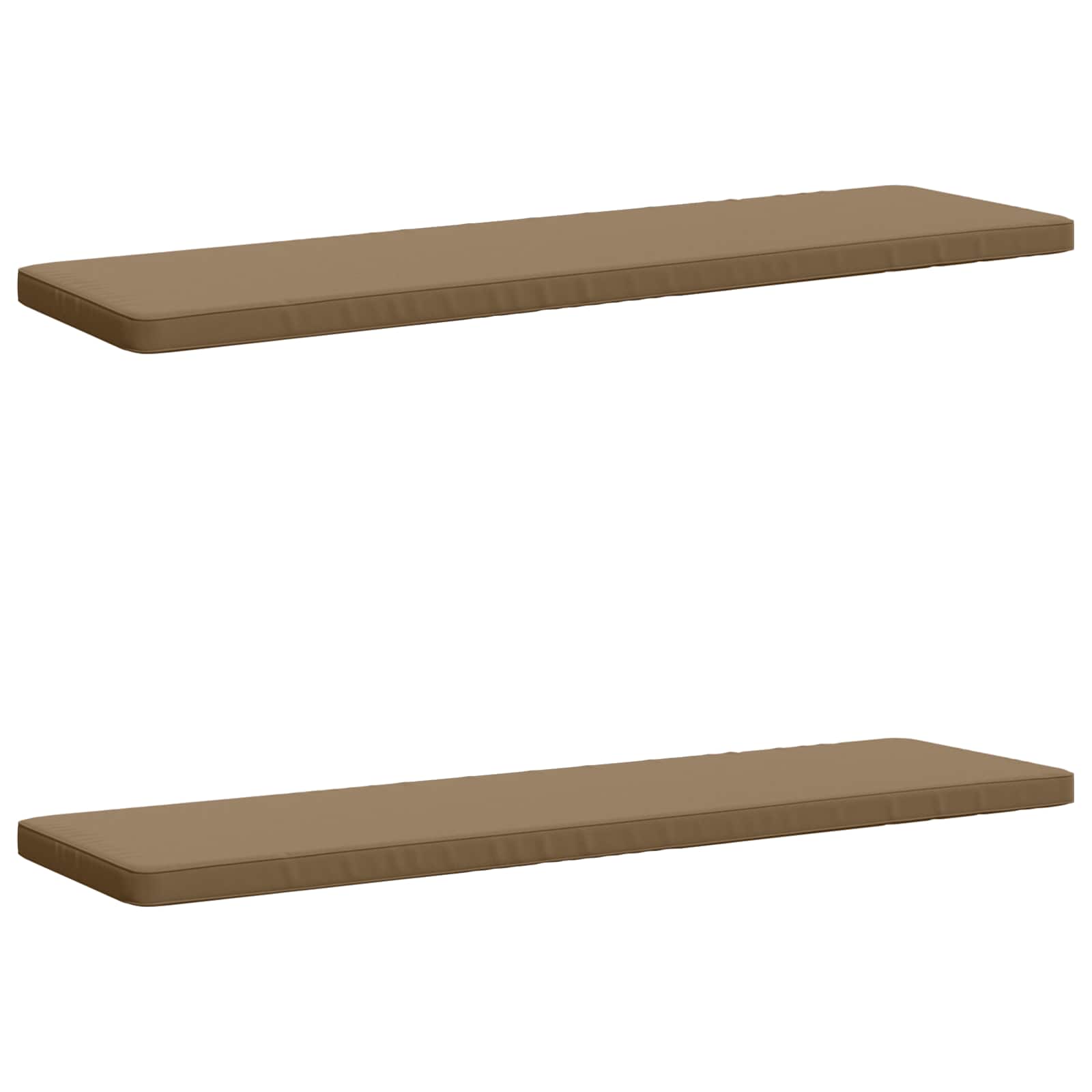 2 dalių suoliuko pagalvės VUGHT 2 vnt. 100% poliesteris Taupe