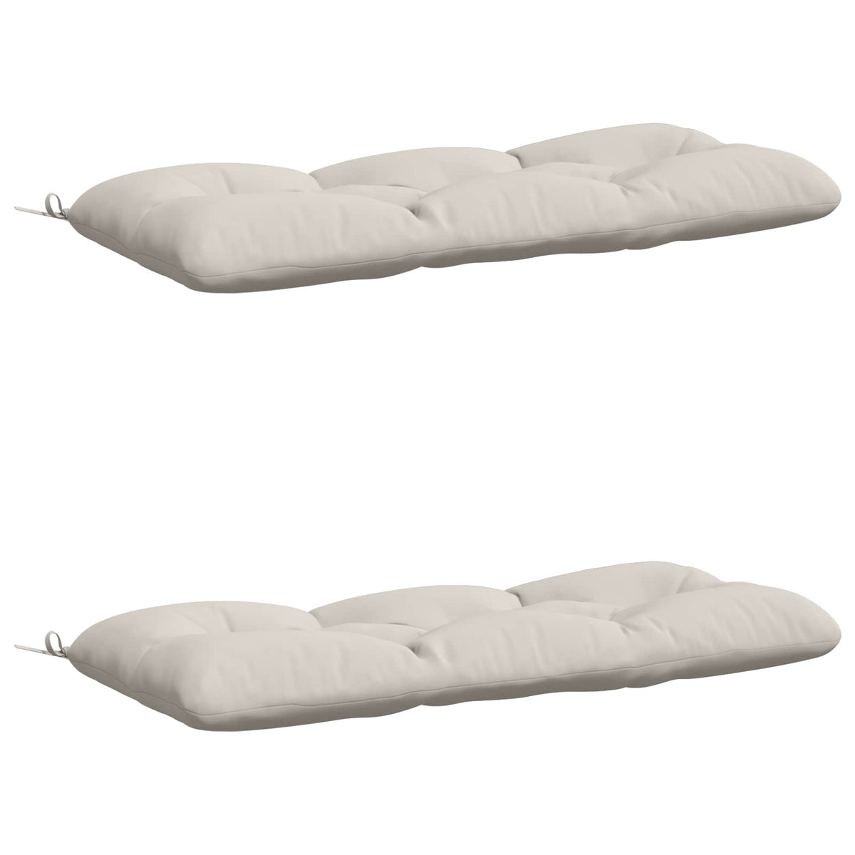 2 dalių suoliuko pagalvės VIANEN 100% poliesteris Balta