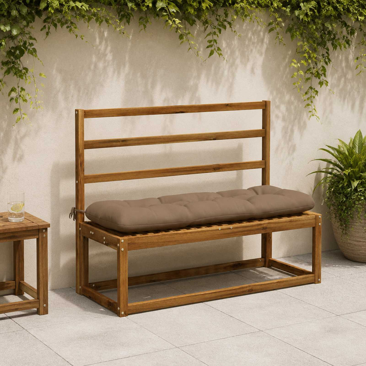 Suoliuko pagalvė VIANEN 100% poliesteris Taupe 130 x 40 x 12 cm