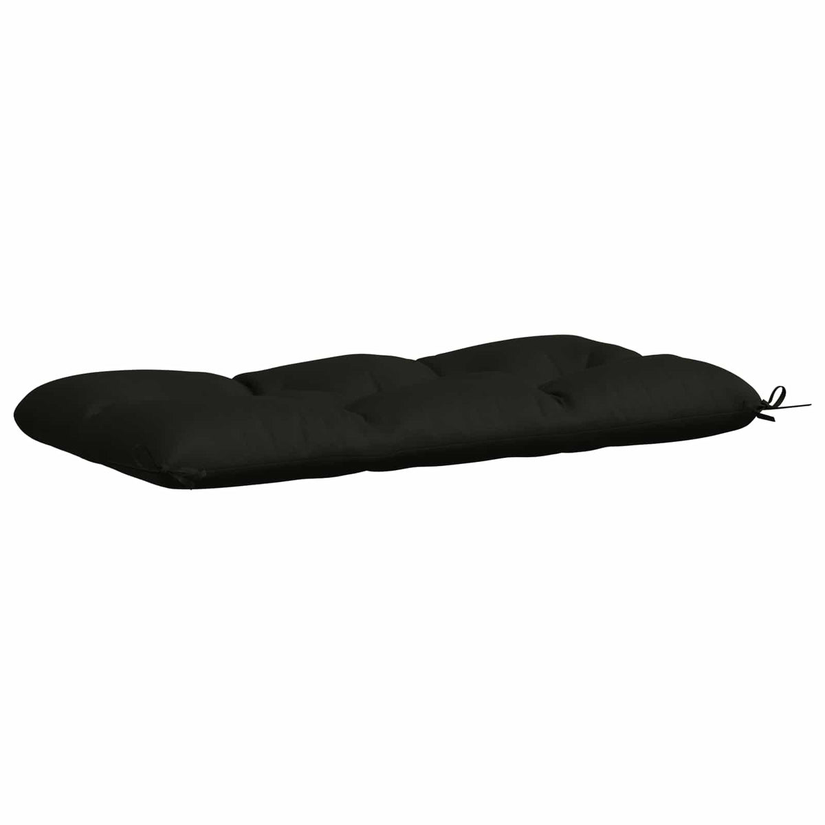 Suoliuko pagalvė VIANEN 100% poliesteris Juoda 120 x 60 x 12 cm