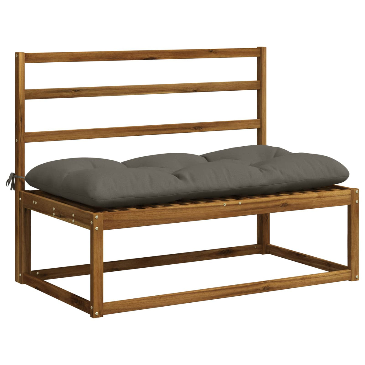Suoliuko pagalvė VIANEN 100% poliesteris Pilka 130 x 60 x 12 cm