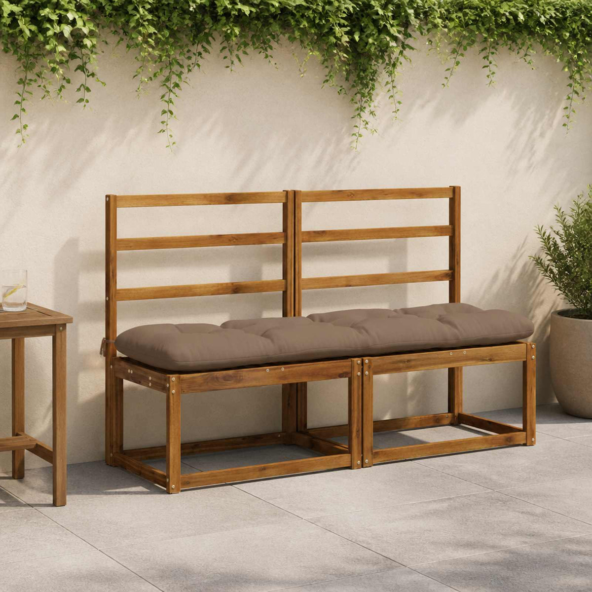 Suoliuko pagalvė VIANEN 100% poliesteris Taupe 150 x 40 x 12 cm