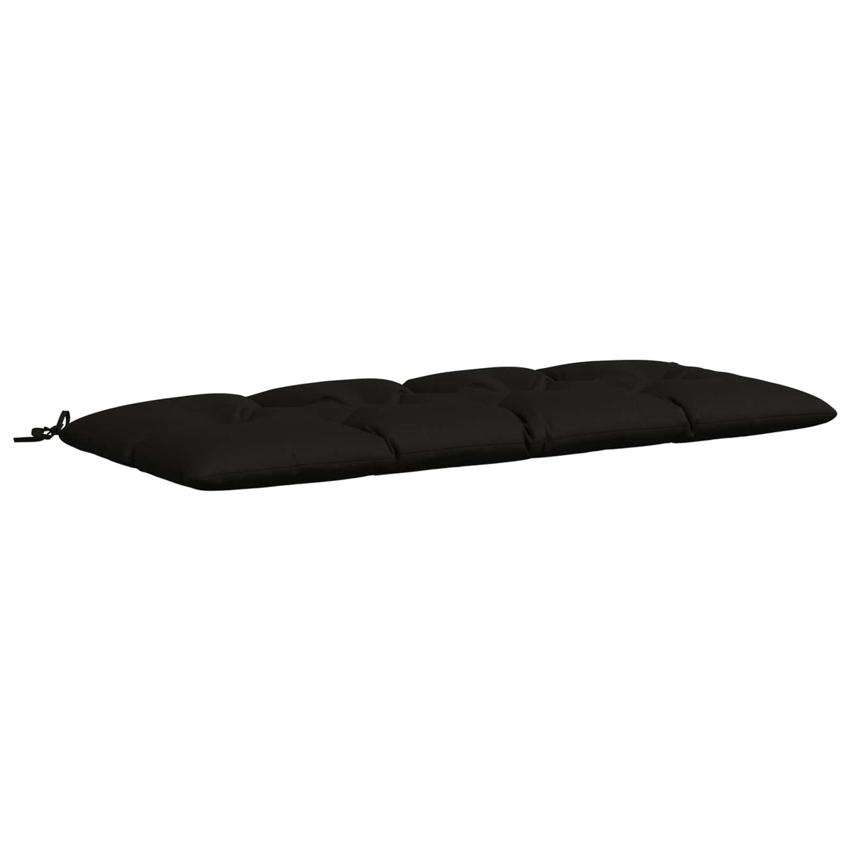 Suoliuko pagalvė VIANEN 100% poliesteris Juoda 160 x 60 x 12 cm