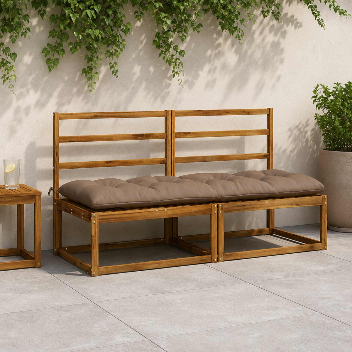 Suoliuko pagalvė VIANEN 100% poliesteris Taupe 170 x 60 x 12 cm