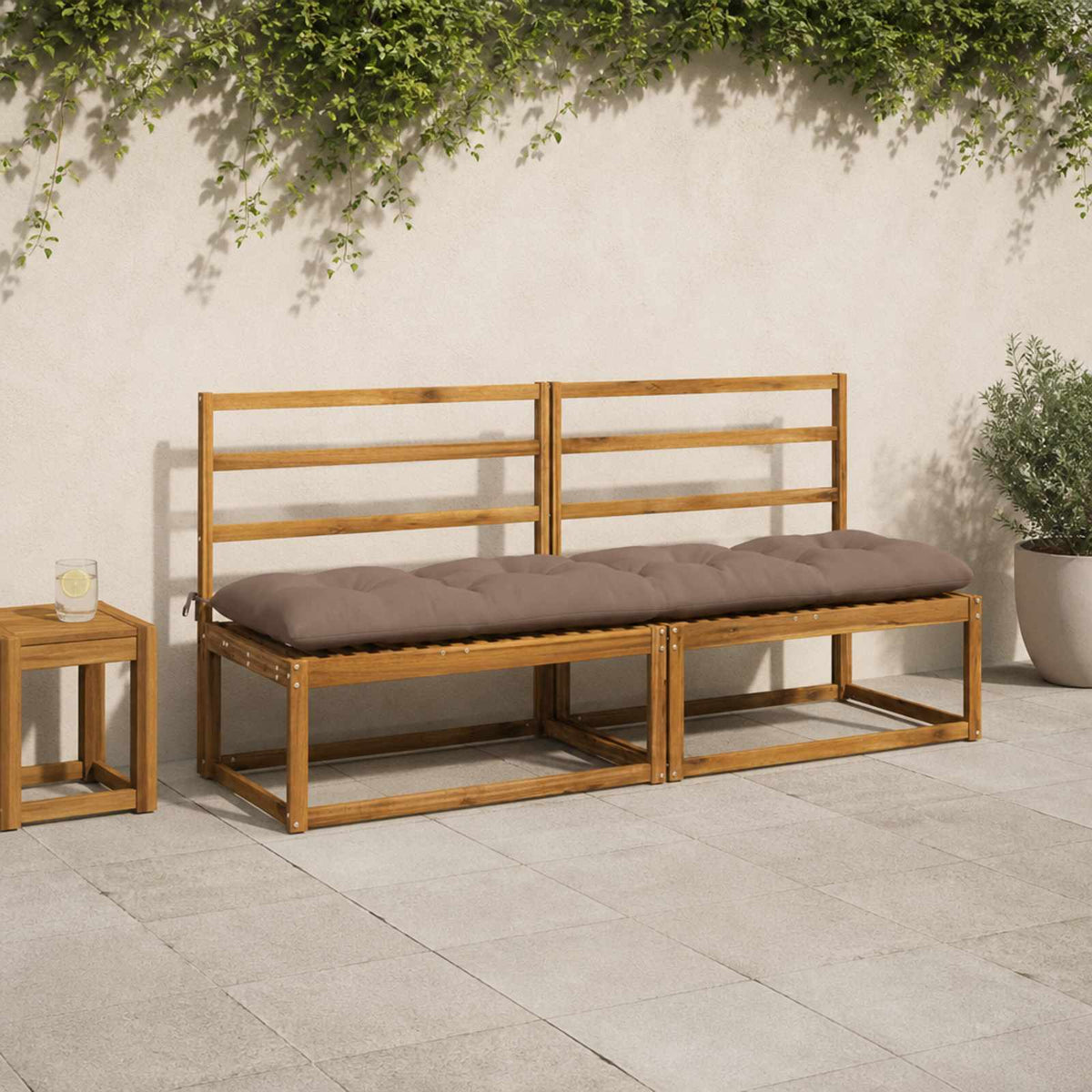 Sėdimųjų pagalvių suoleliams VIANEN 2 vnt. 100% poliesteris