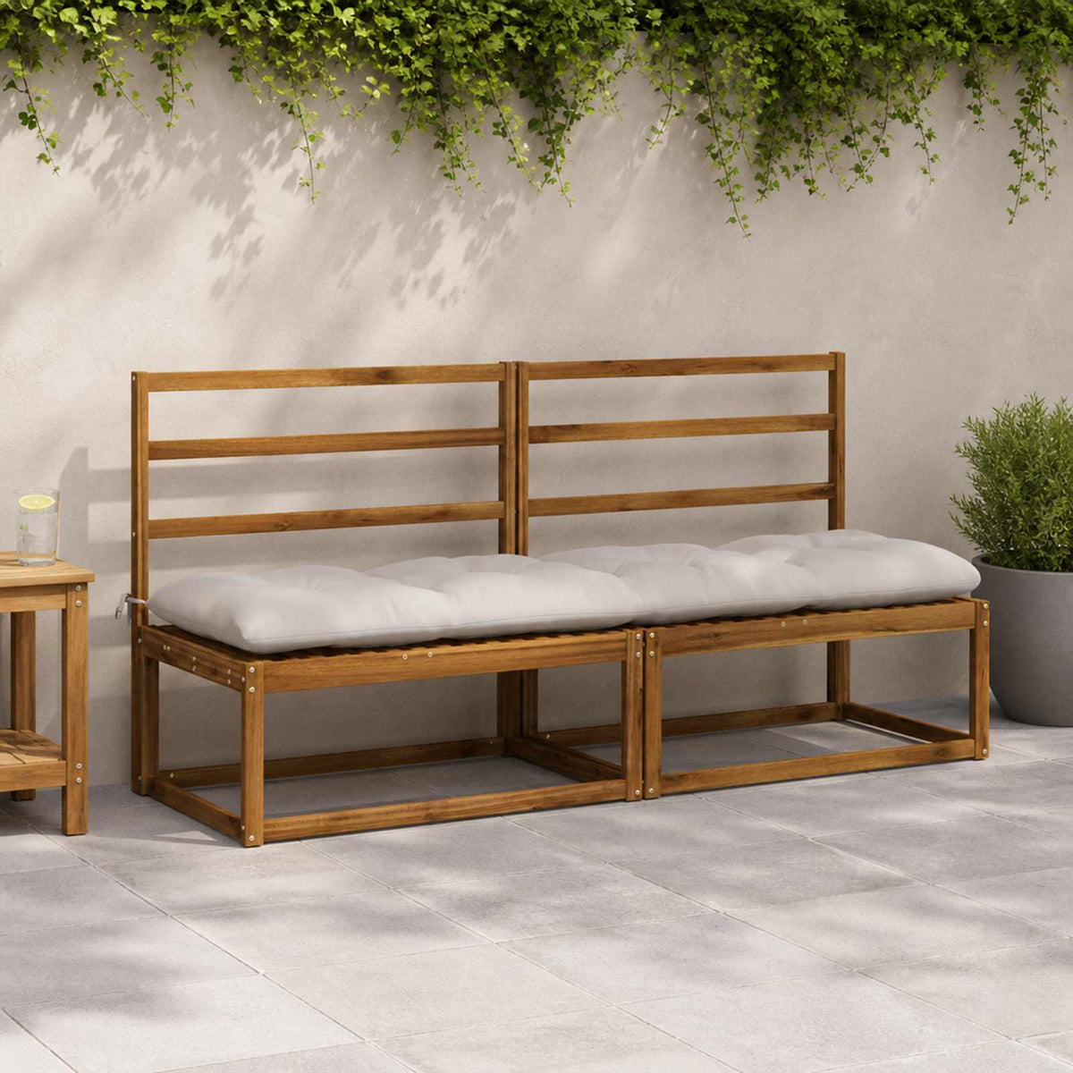 Suoliuko pagalvė VIANEN 100% poliesteris Balta 190 x 50 x 12 cm