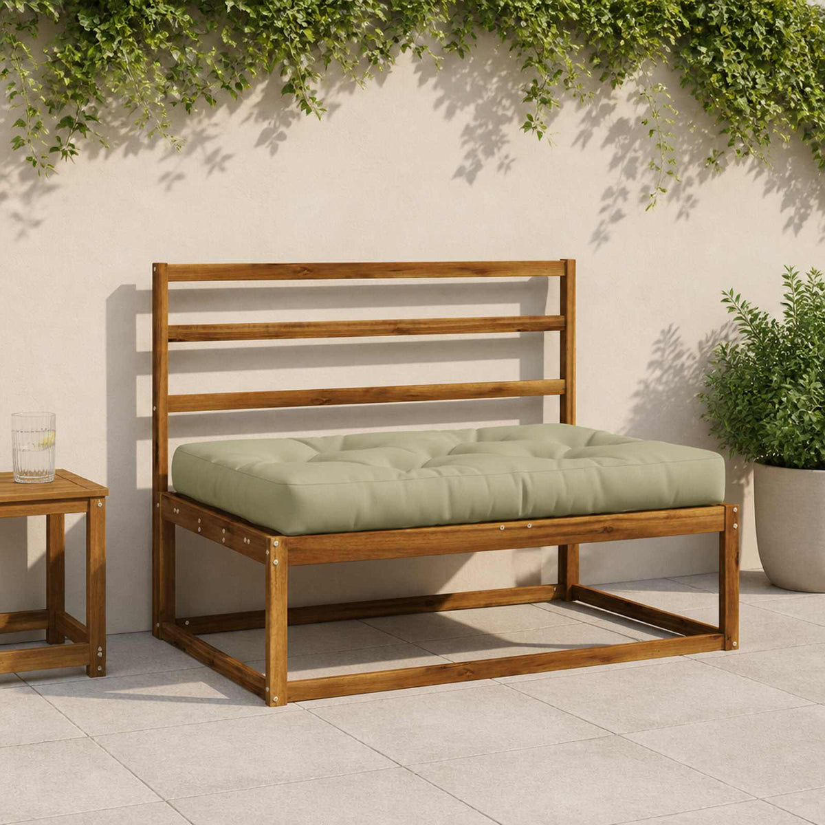 Pallet sėdynės pagalvėlė VIANEN 100% poliesteris Šviesiai žalia