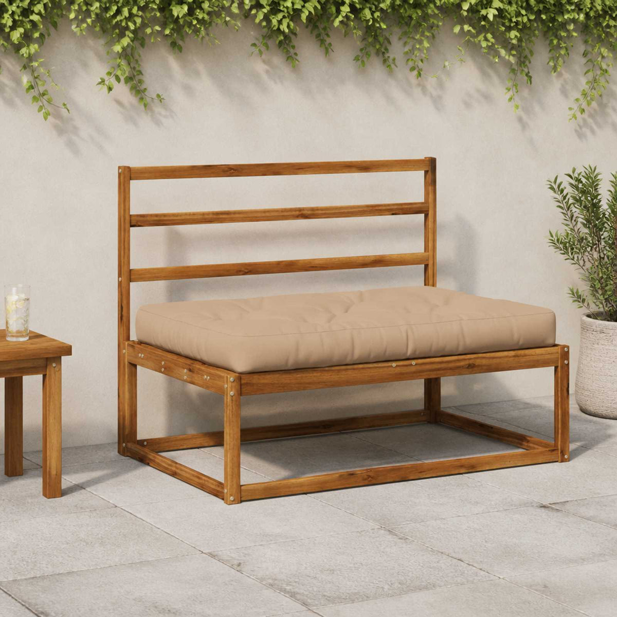 Pallet sėdynės pagalvėlė VIANEN 100% poliesteris Smėlio