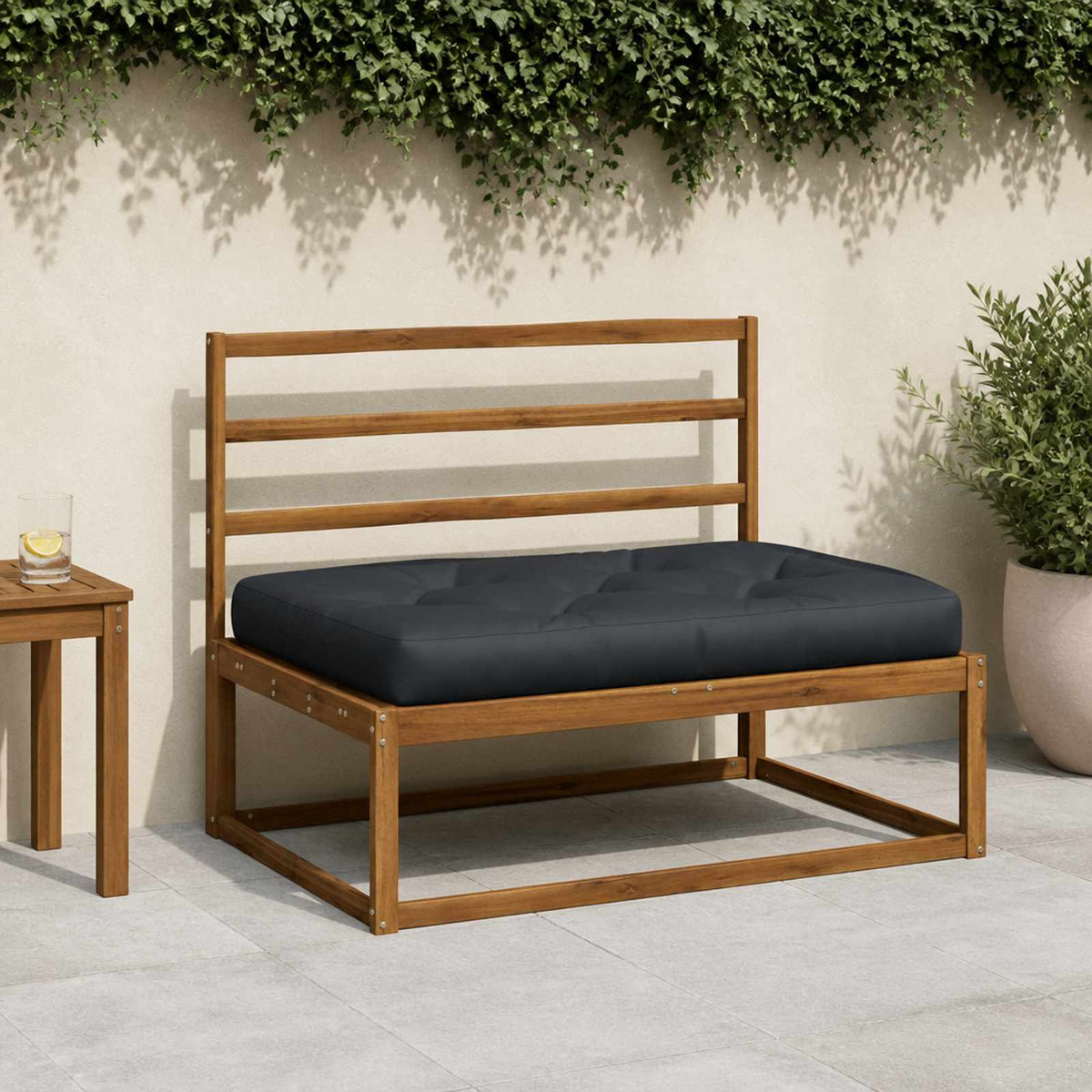 Pallet sėdynės pagalvėlė VIANEN 100% poliesteris Tamsiai mėlyna