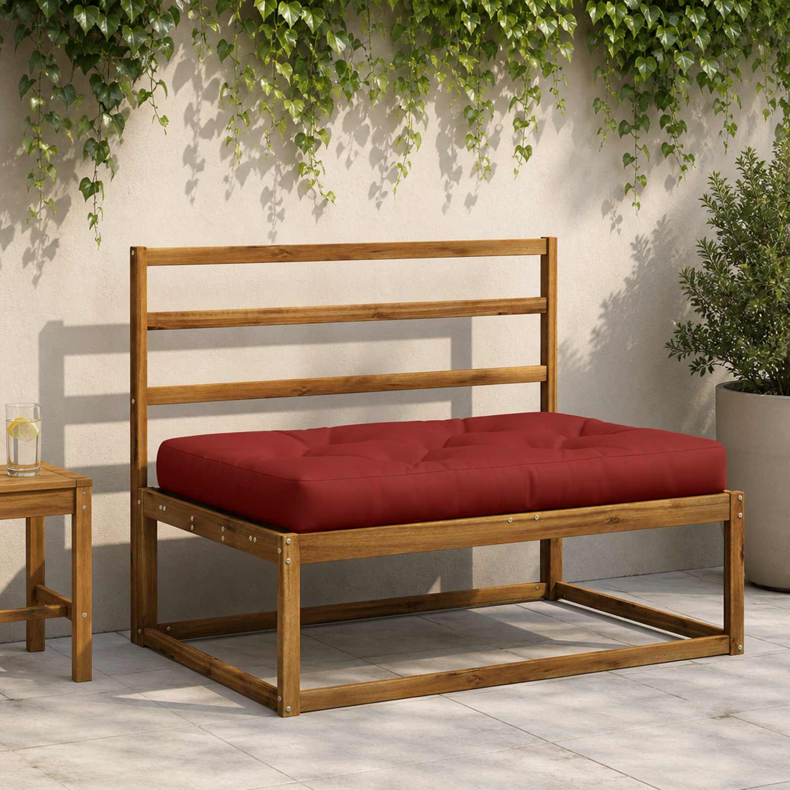 Pallet sėdynės pagalvėlė VIANEN 100% poliesteris Raudona