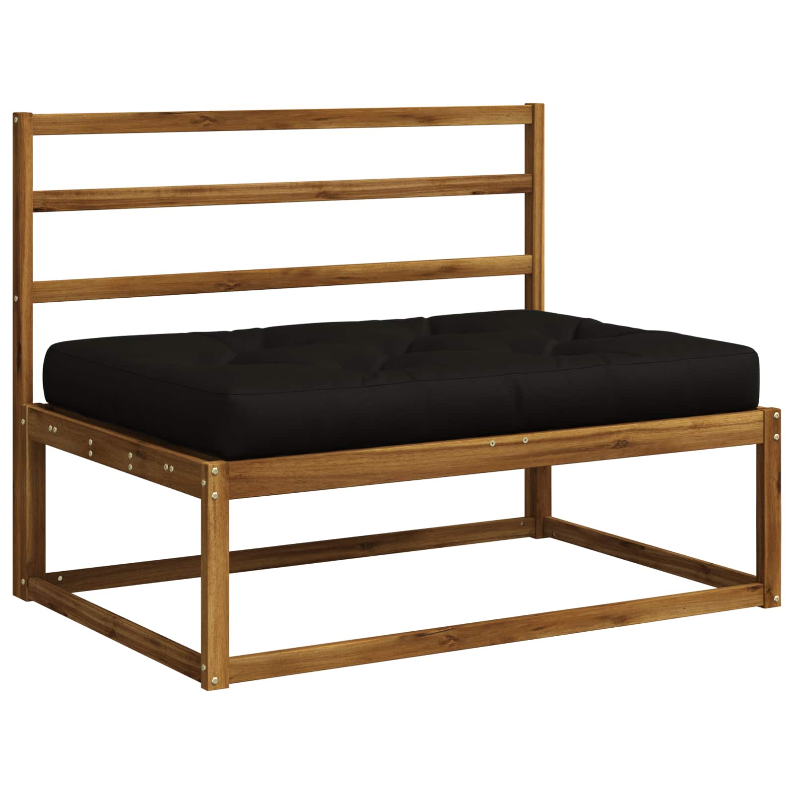 Pallet sėdynės pagalvėlė VIANEN 100% poliesteris Juoda
