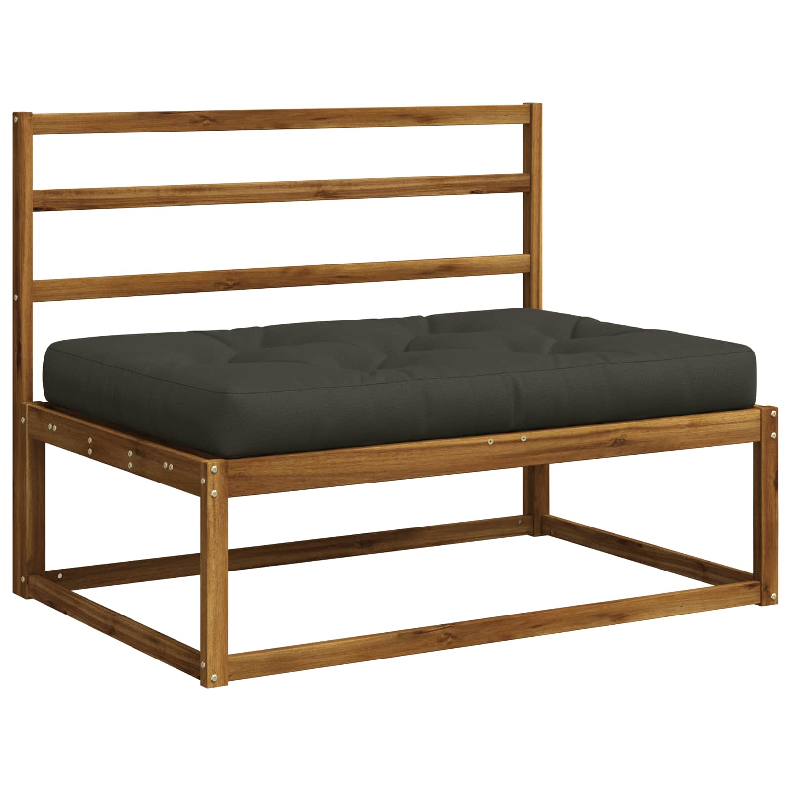 Pallet sėdynės pagalvėlė VIANEN 100% poliesteris Antracito