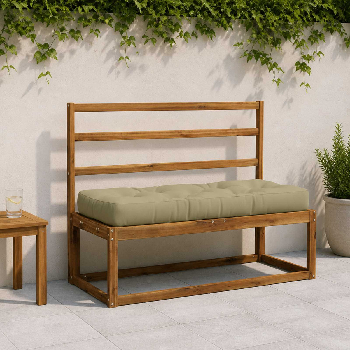 Pallet sėdynės pagalvėlė VIANEN 100% poliesteris Šviesiai žalia