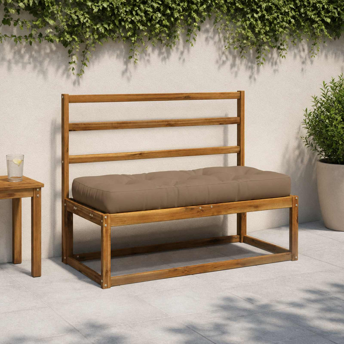 Pallet sėdynės pagalvėlė VIANEN 100% poliesteris Taupe