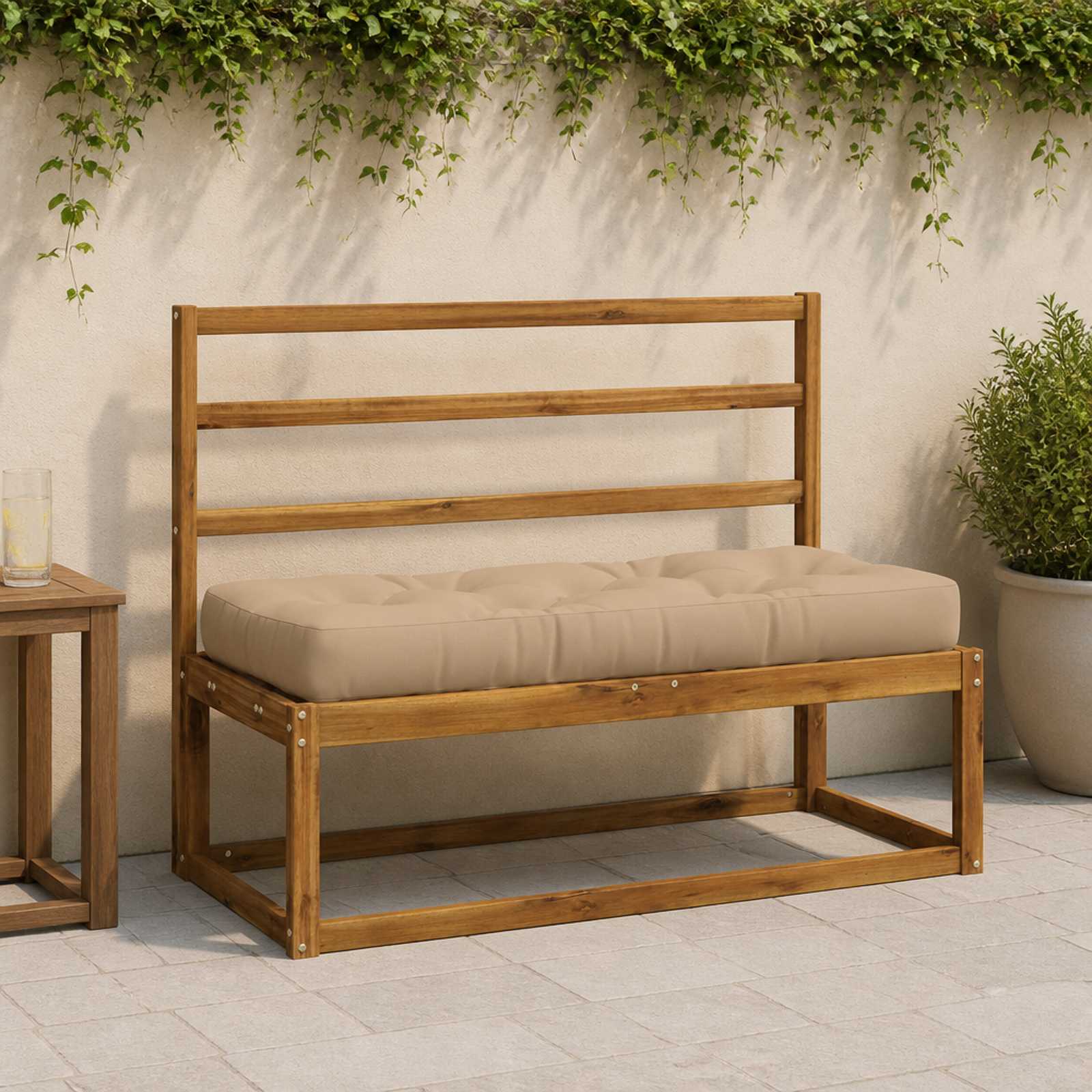 Pallet sėdynės pagalvėlė VIANEN 100% poliesteris Smėlio