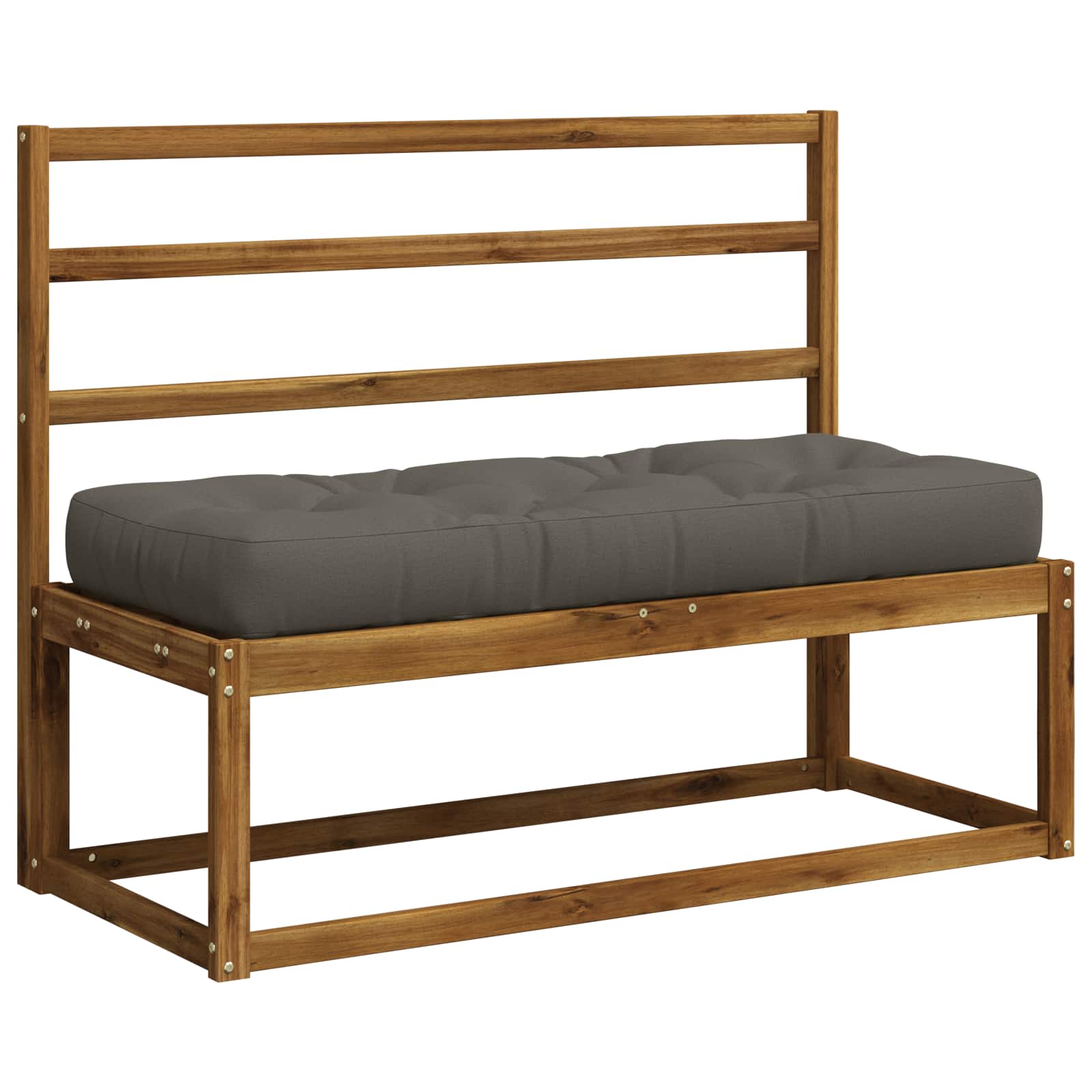 Pallet sėdynės pagalvėlė VIANEN 100% poliesteris Pilka