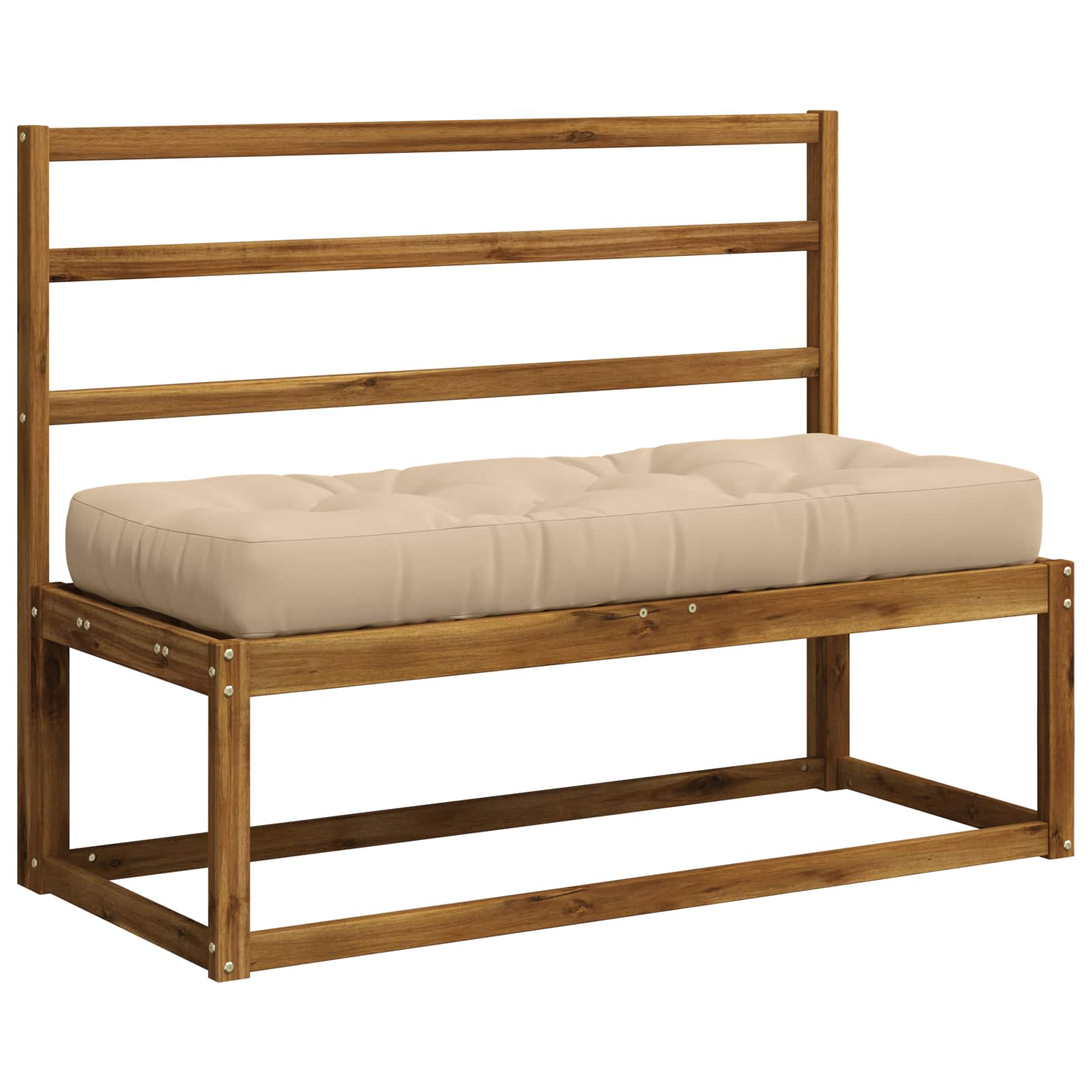 Pallet sėdynės pagalvėlė VIANEN 100% poliesteris Kreminė