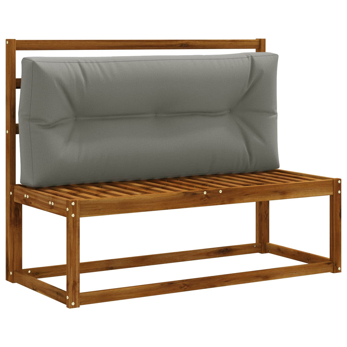 Pallet atlošas VIANEN 100% poliesteris Pilka 120 x 40 x 12 cm