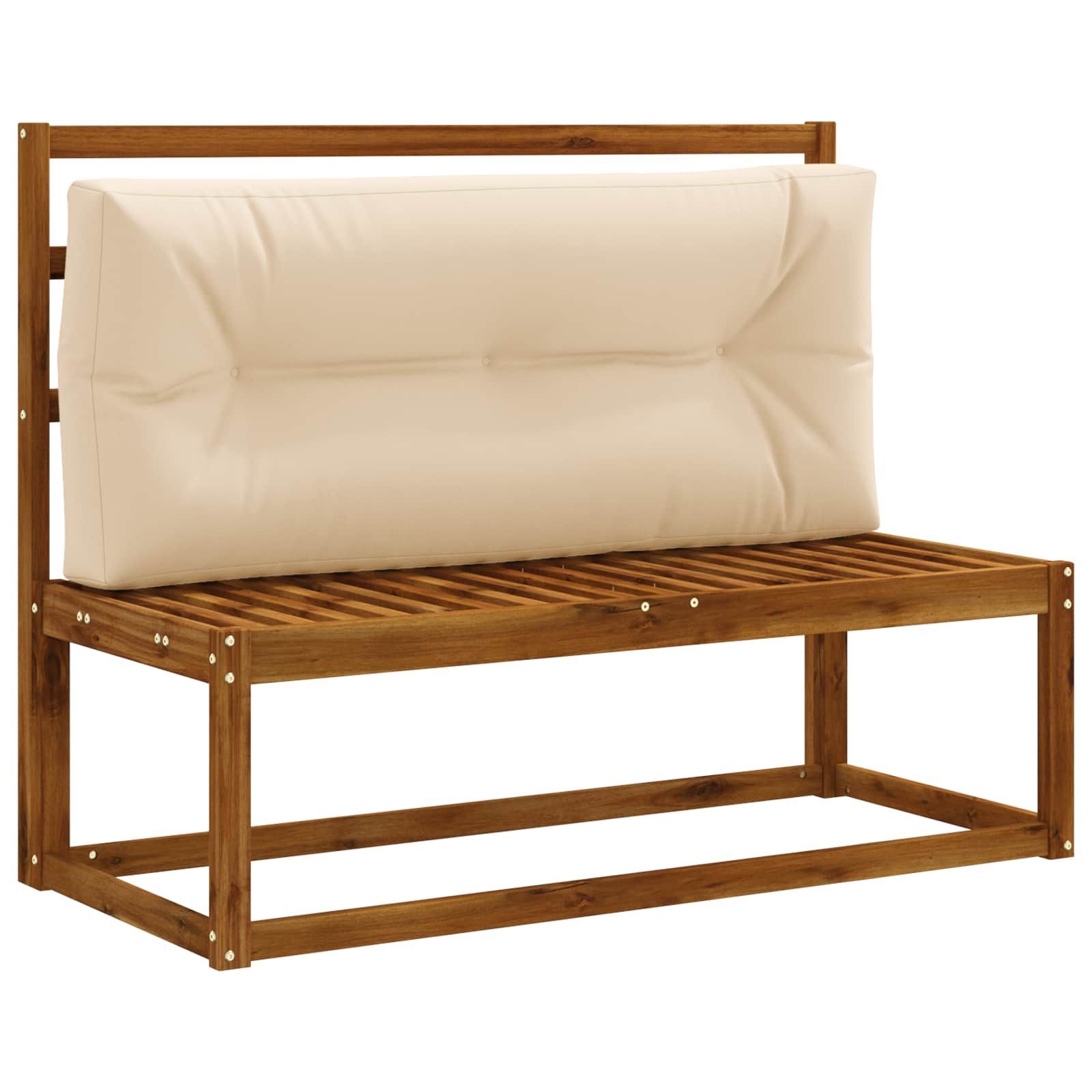 Pallet atlošas VIANEN 100% poliesteris Kreminė 120 x 40 x 12 cm