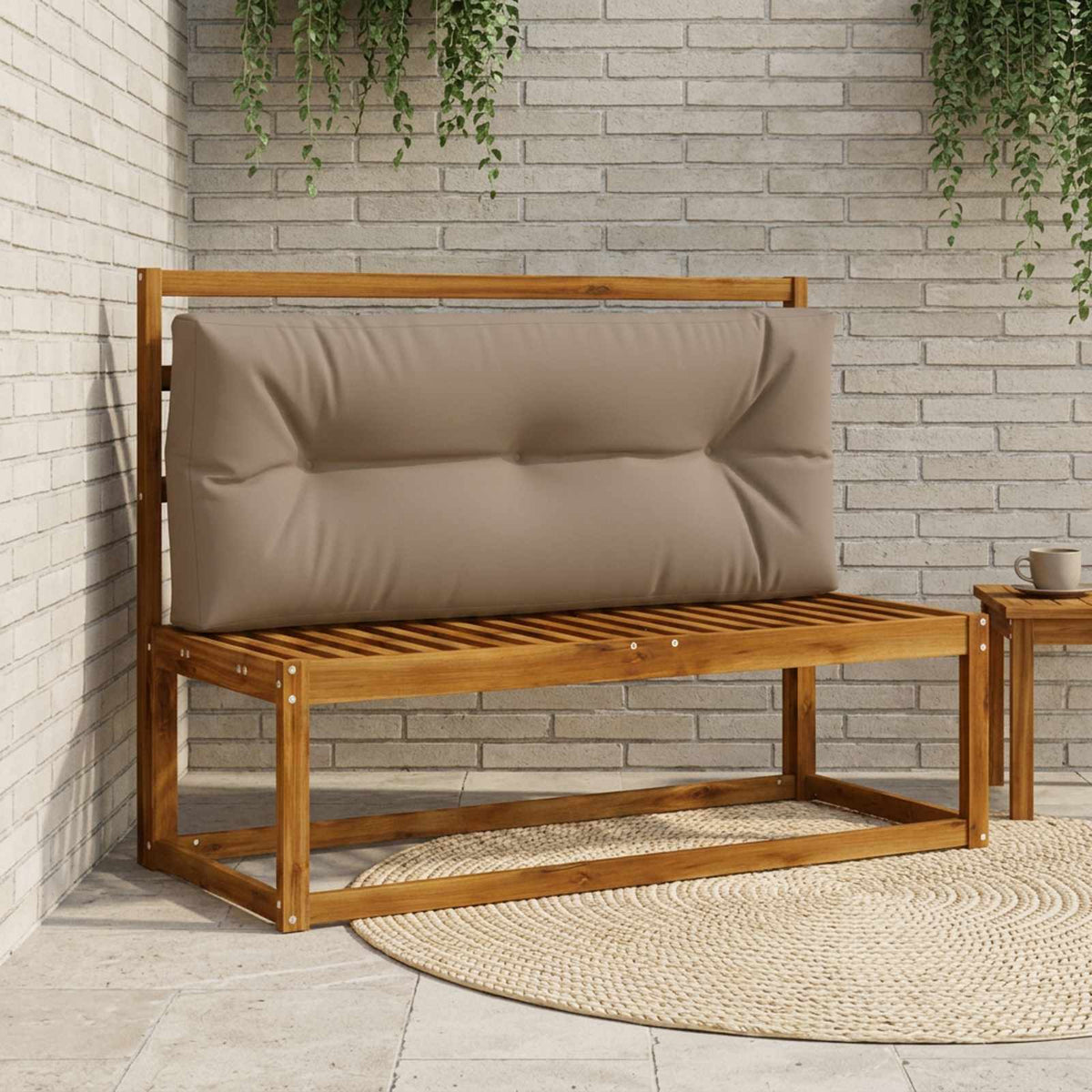 Pallet atlošas VIANEN 100% poliesteris Taupe 120 x 50 x 12 cm