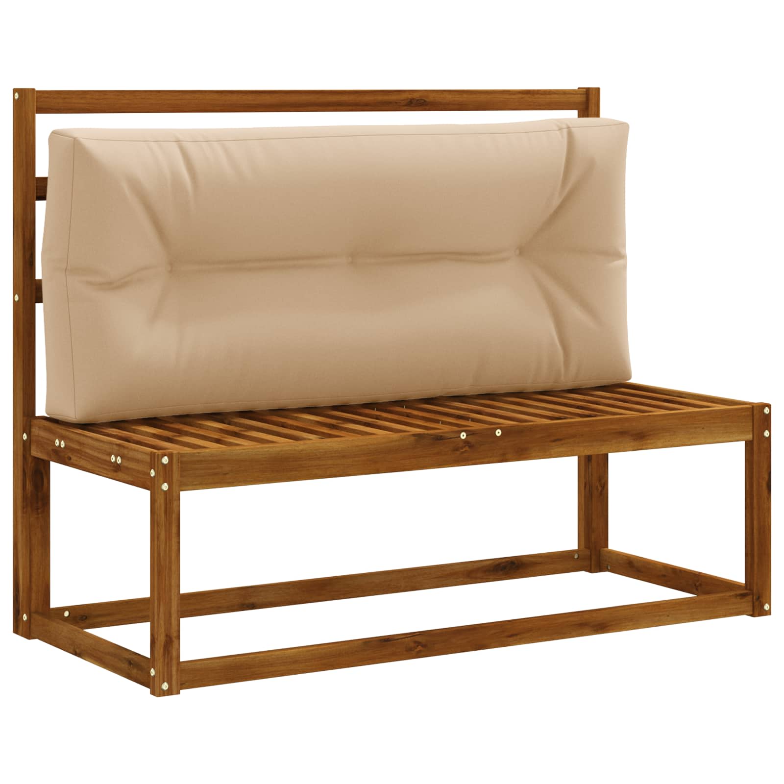 Pallet atlošas VIANEN 100% poliesteris Smėlio 120 x 50 x 12 cm