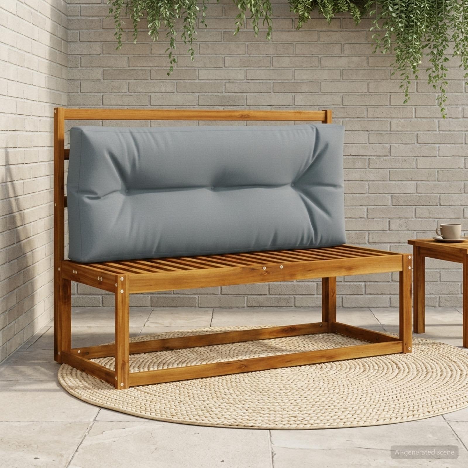Pallet atlošas VIANEN 100% poliesteris Mėlyna 120 x 50 x 12 cm