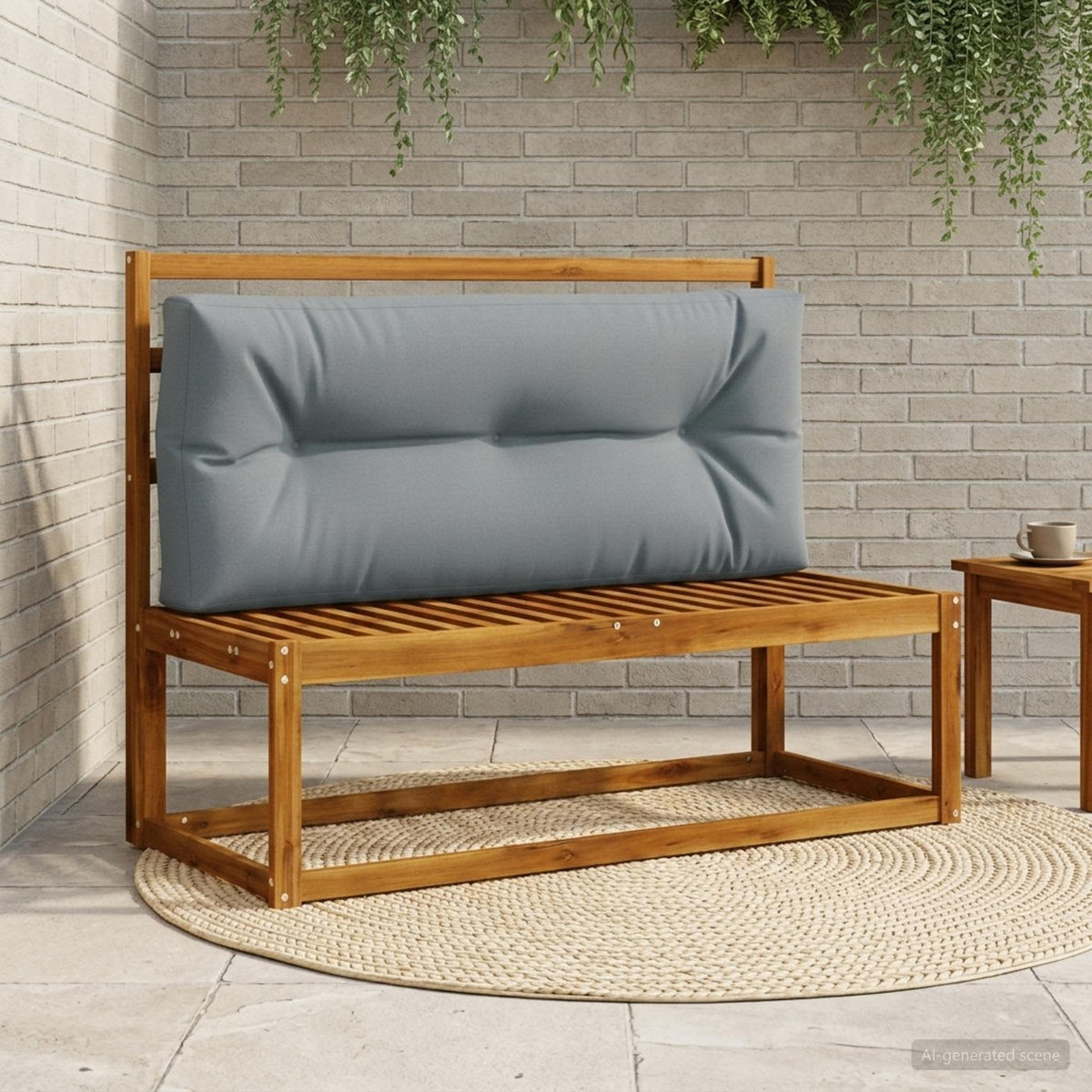 Pallet atlošas VIANEN 100% poliesteris Mėlyna 120 x 40 x 12 cm
