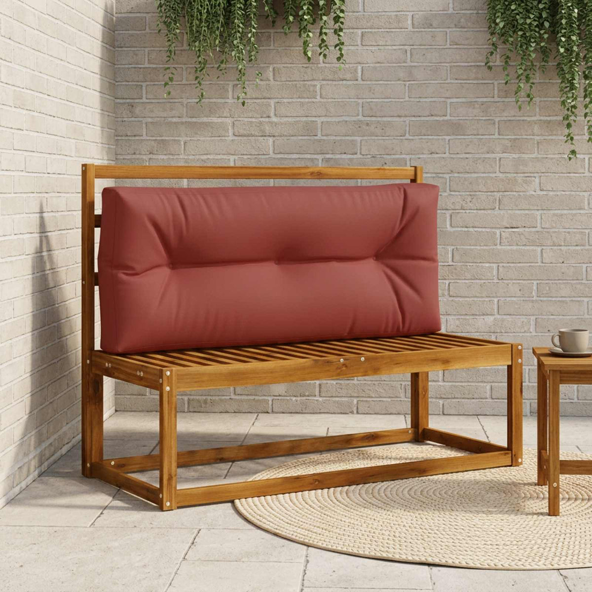 Pallet atlošas VIANEN 100% poliesteris Raudona 120 x 40 x 12 cm