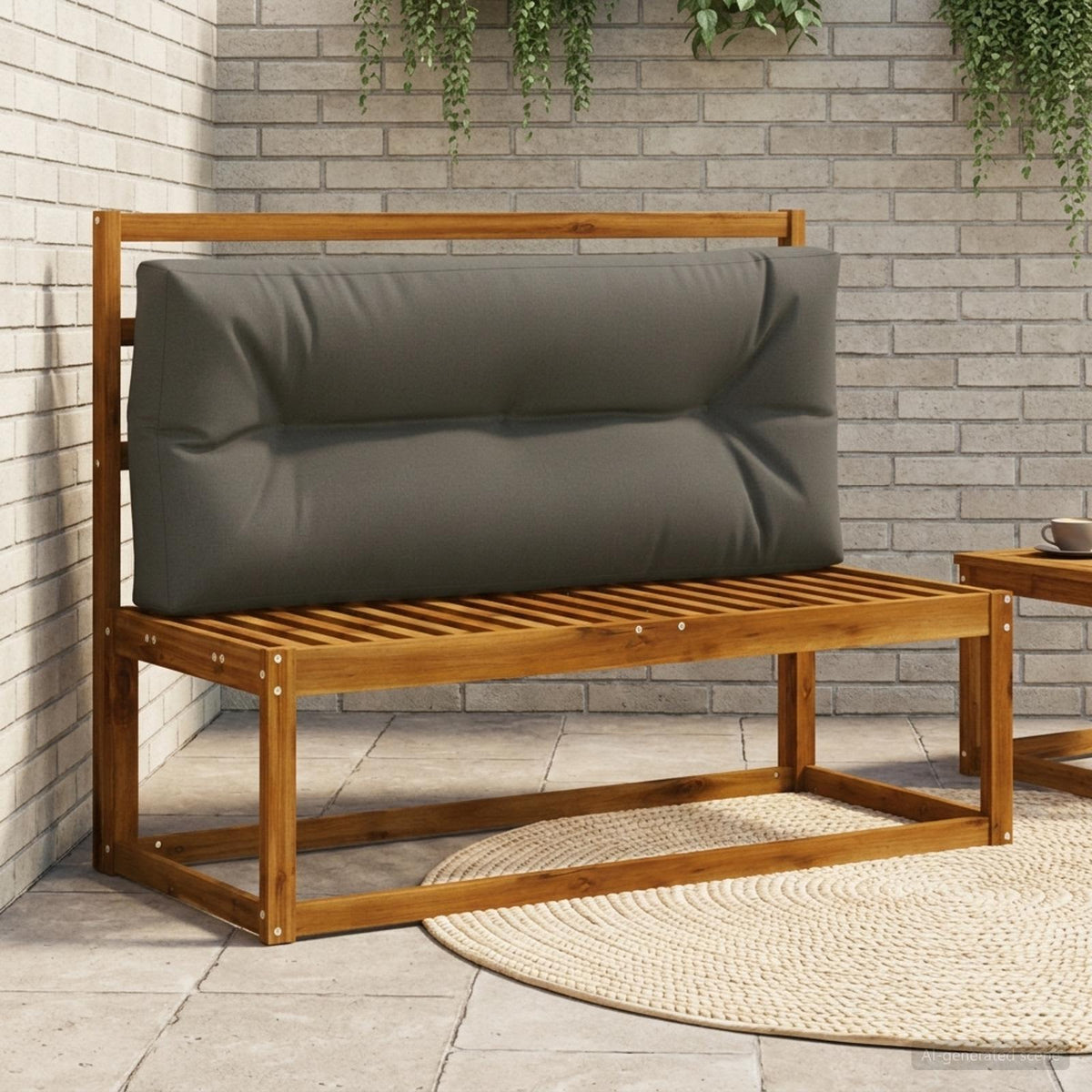 Pallet atlošas VIANEN 100% poliesteris Antracito