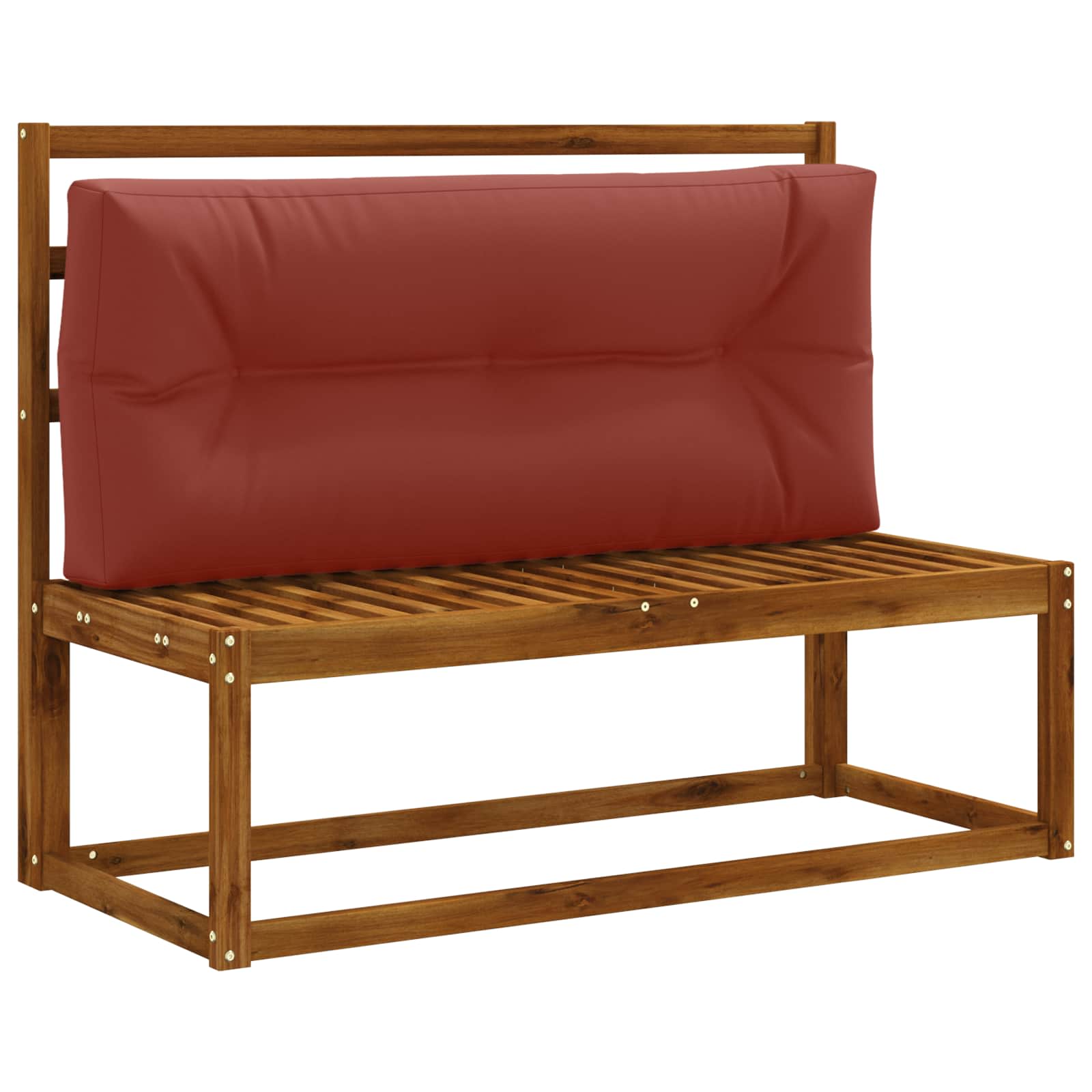 Pallet atlošas VIANEN 100% poliesteris Raudona 120 x 60 x 12 cm