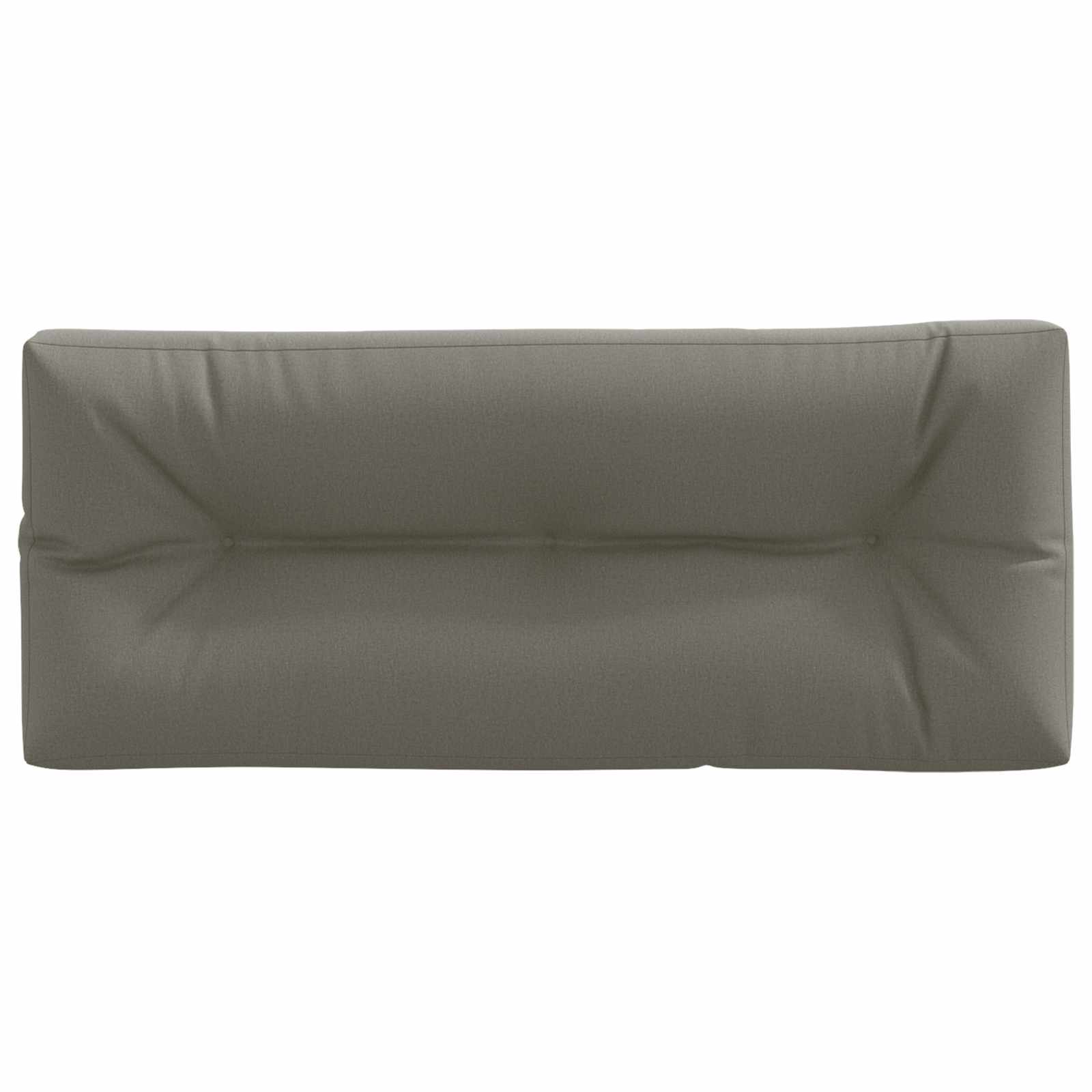 Pallet atlošas VIANEN 100% poliesteris Pilka 120 x 60 x 12 cm