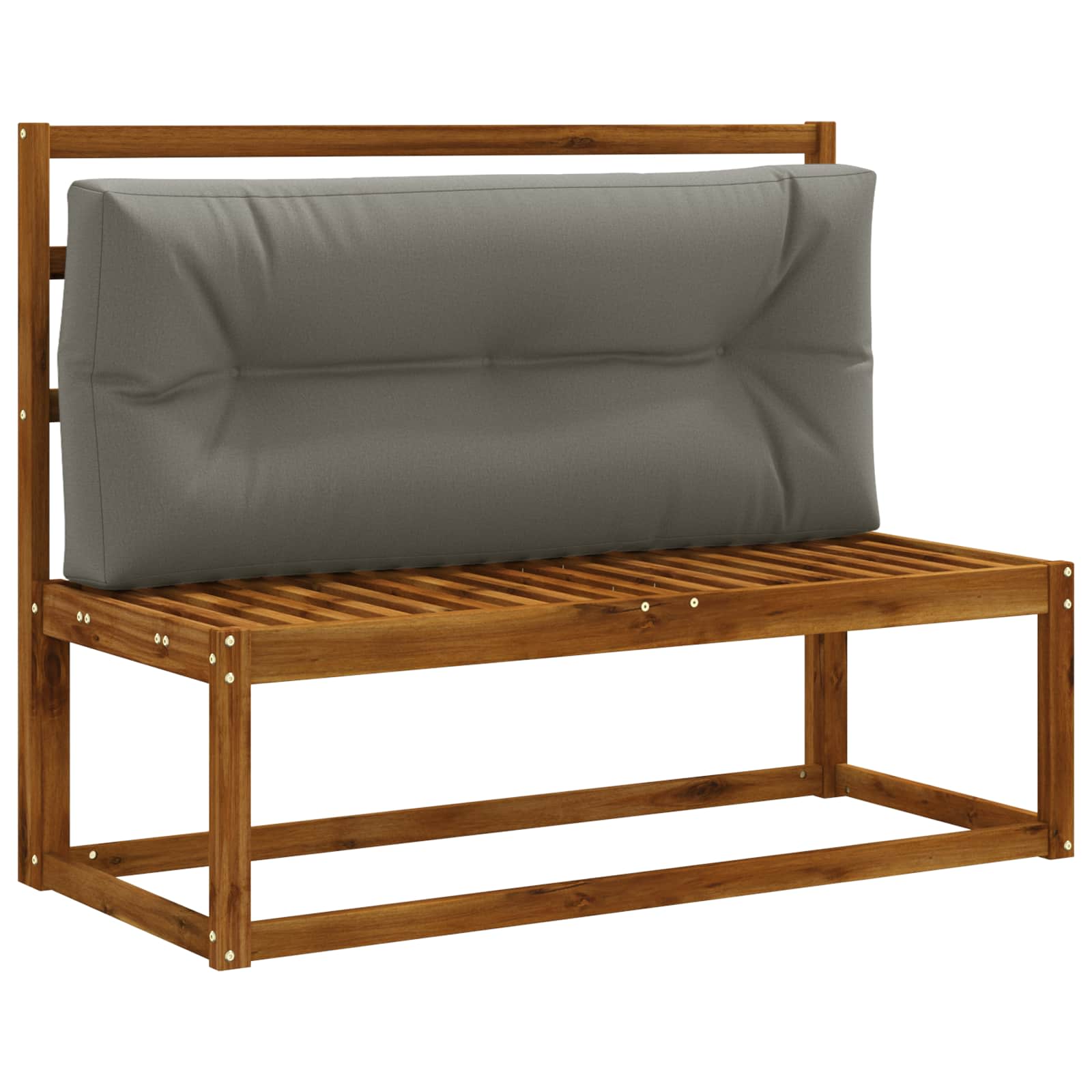 Pallet atlošas VIANEN 100% poliesteris Pilka 120 x 60 x 12 cm