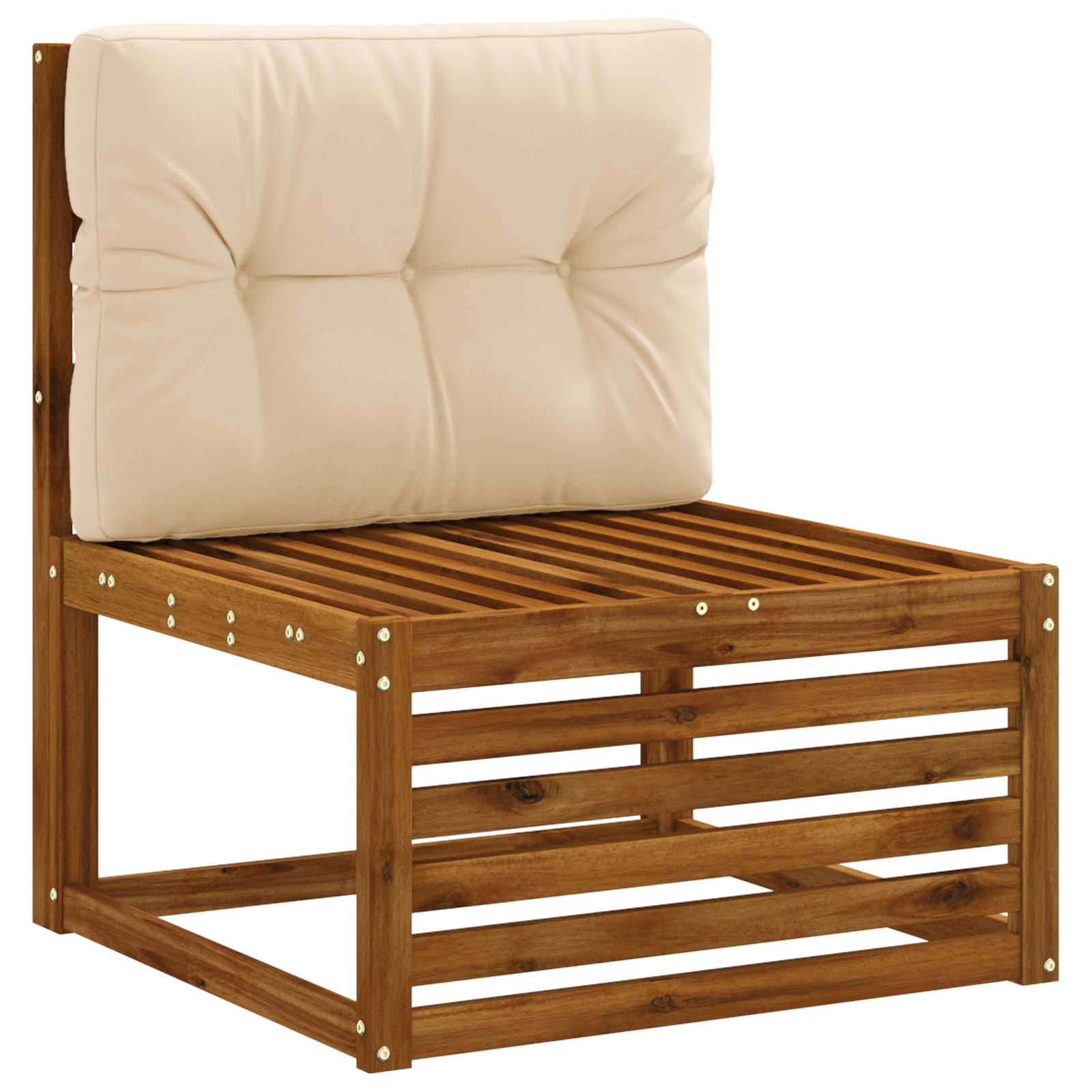 Pallet atlošas VIANEN 100% poliesteris Kreminė 70 x 40 x 12 cm