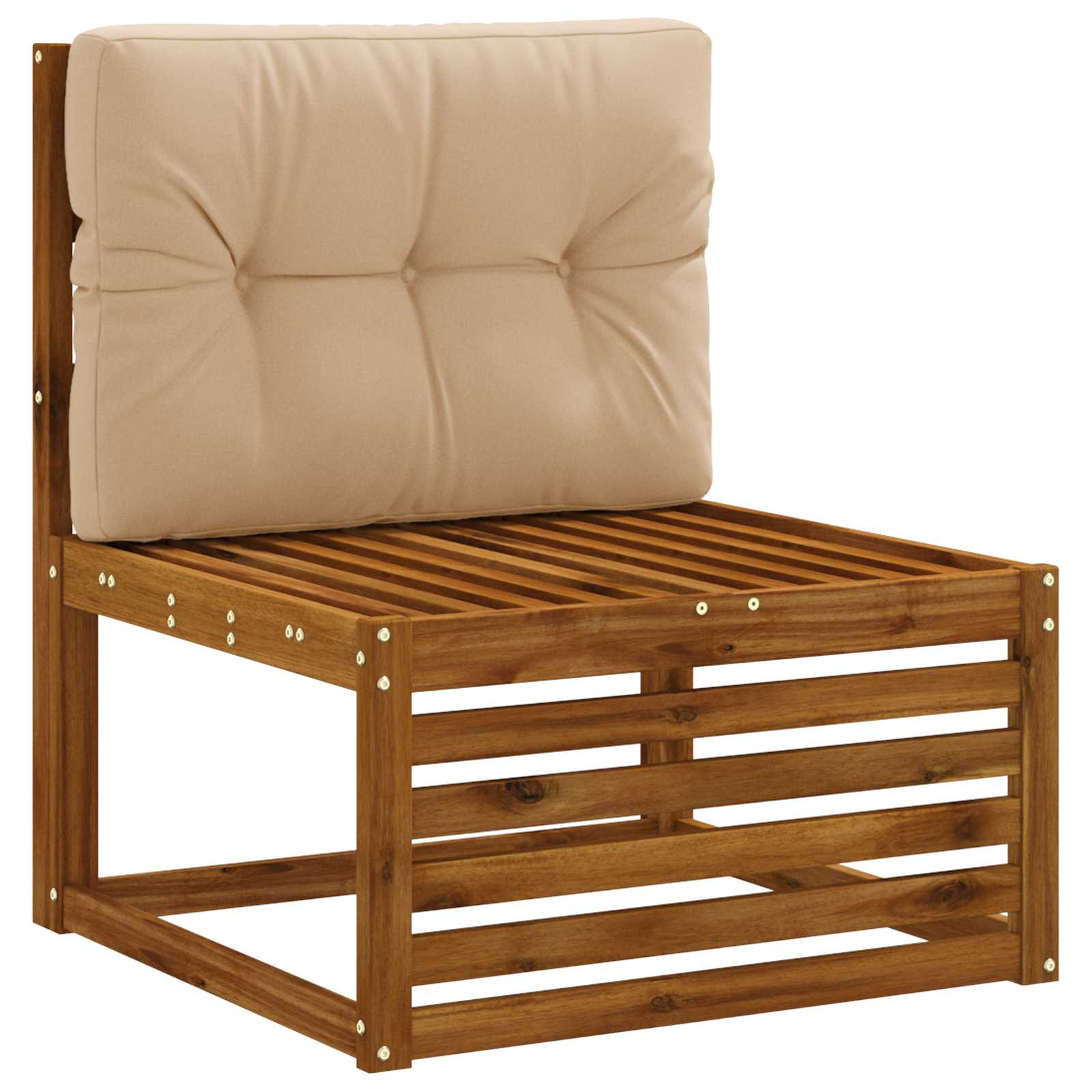 Pallet atlošas VIANEN 100% poliesteris Smėlio 70 x 50 x 12 cm