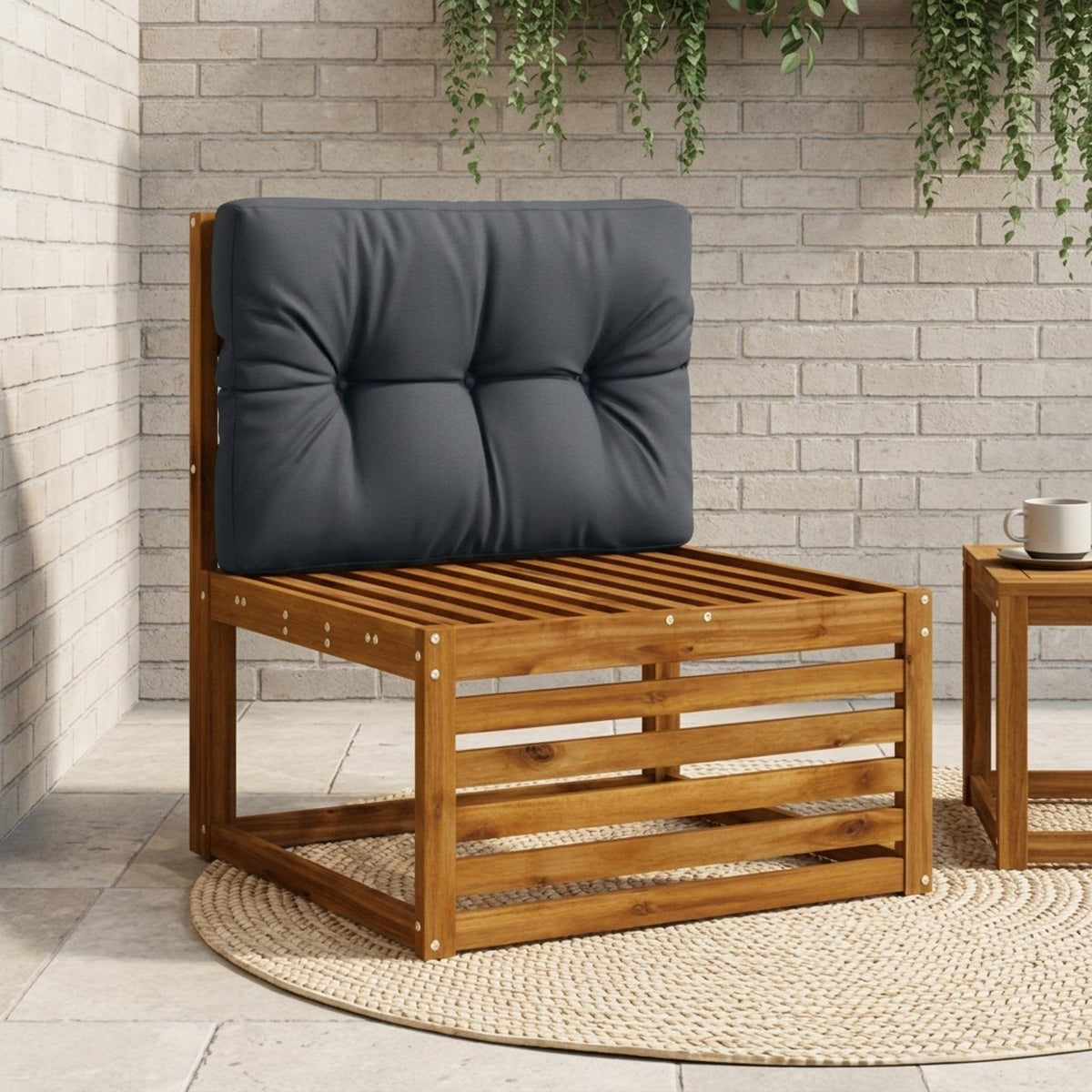 Pallet atlošas VIANEN 100% poliesteris Tamsiai mėlyna