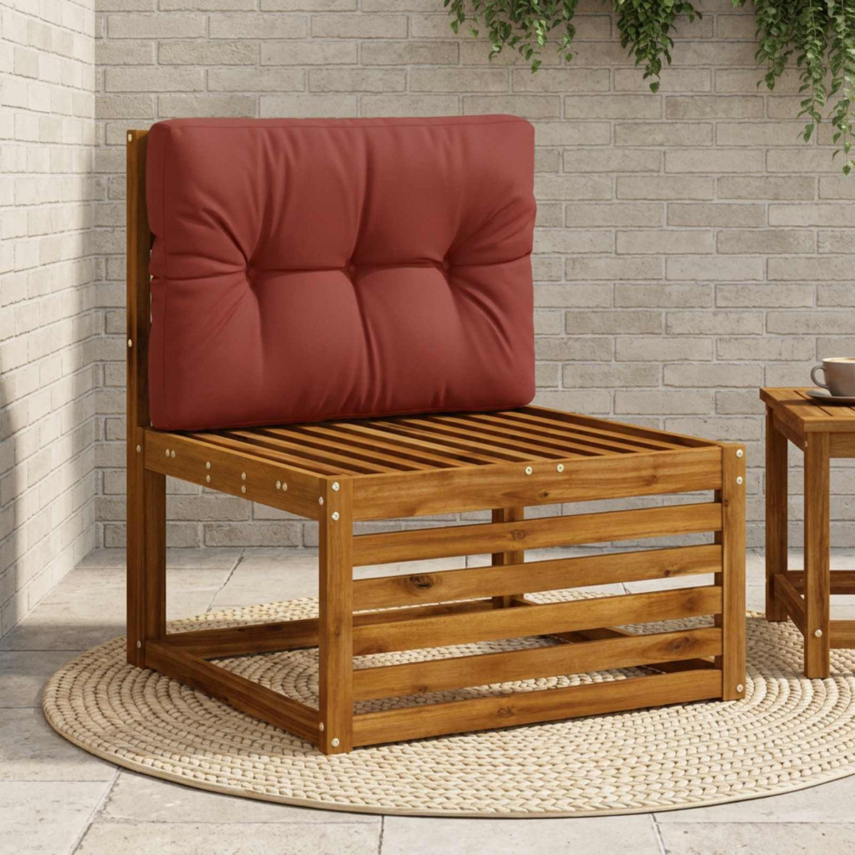 Pallet atlošas VIANEN 100% poliesteris Raudona 70 x 60 x 12 cm