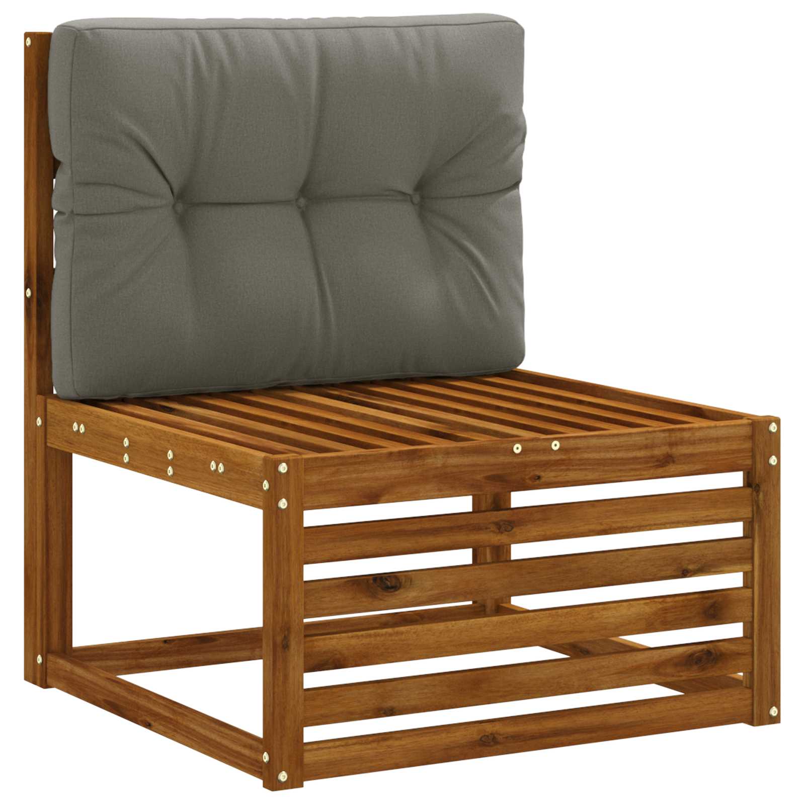 Pallet atlošas VIANEN 100% poliesteris Pilka 70 x 50 x 12 cm