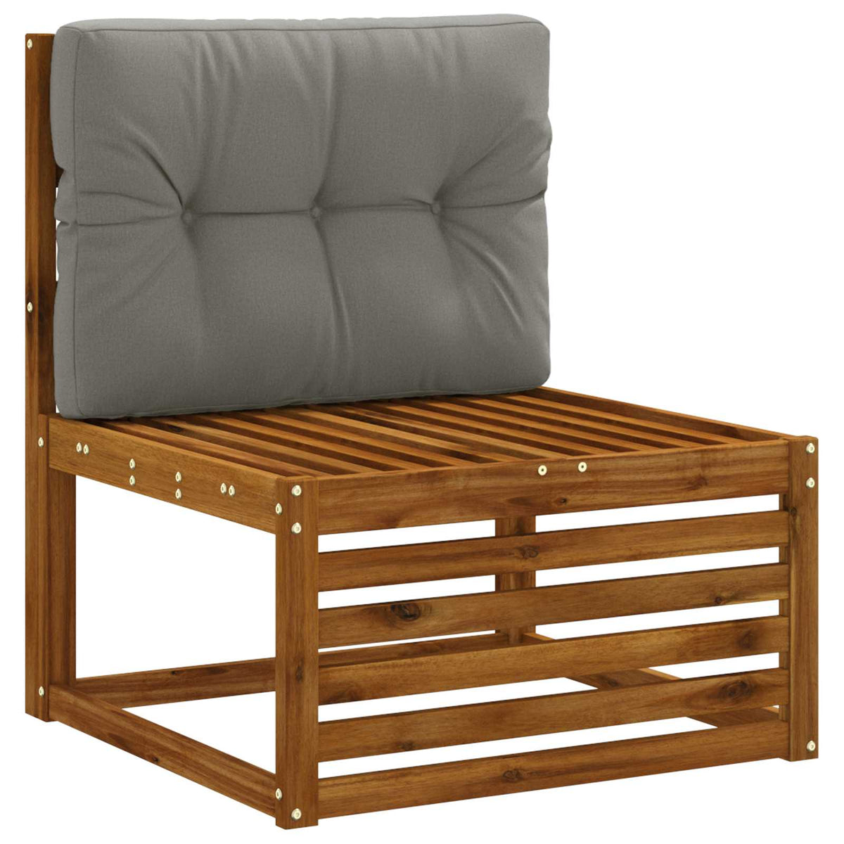 Pallet atlošas VIANEN 100% poliesteris Pilka 70 x 60 x 12 cm