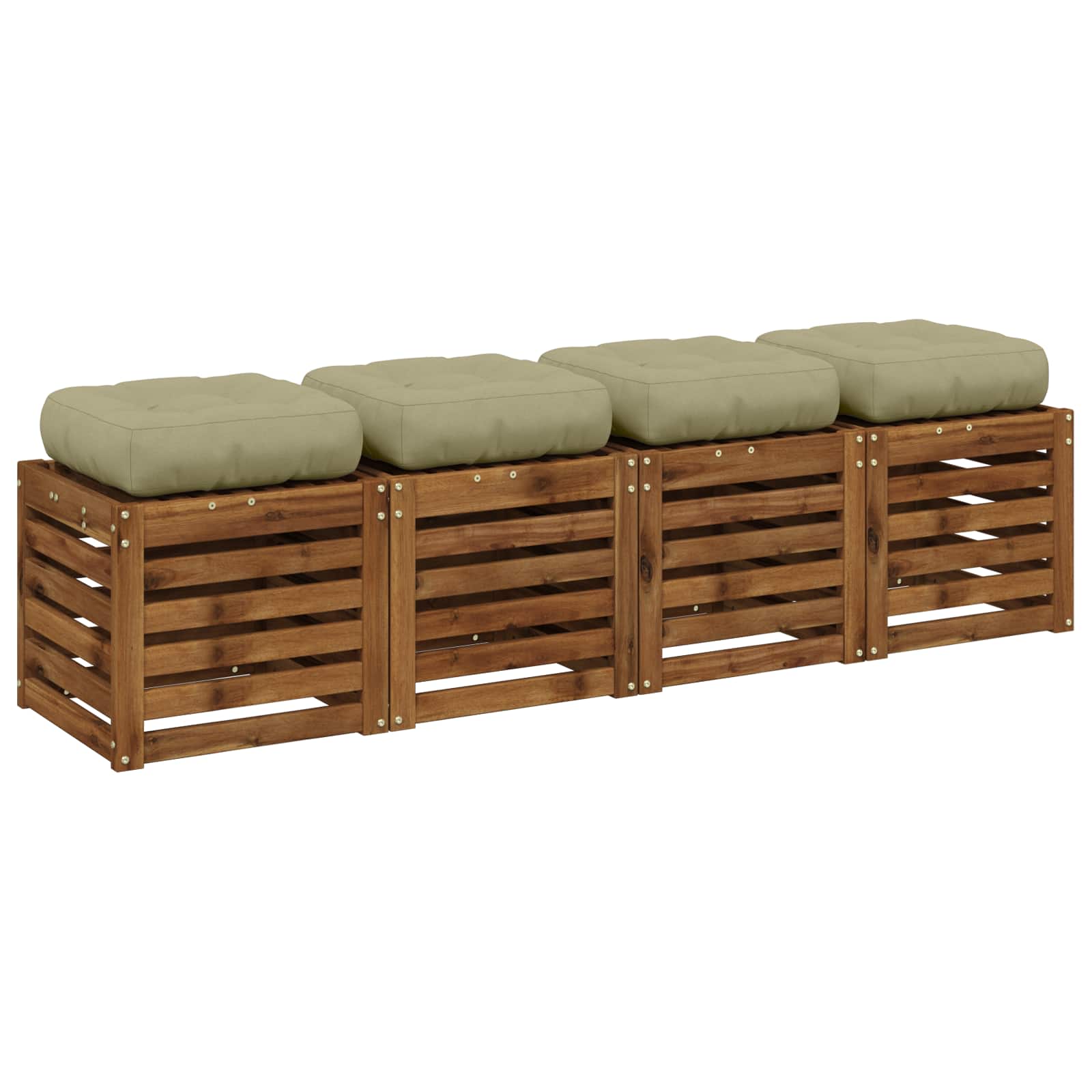 4 dalių sėdynės pagalvėlės VIANEN 4 pcs 100% poliesteris