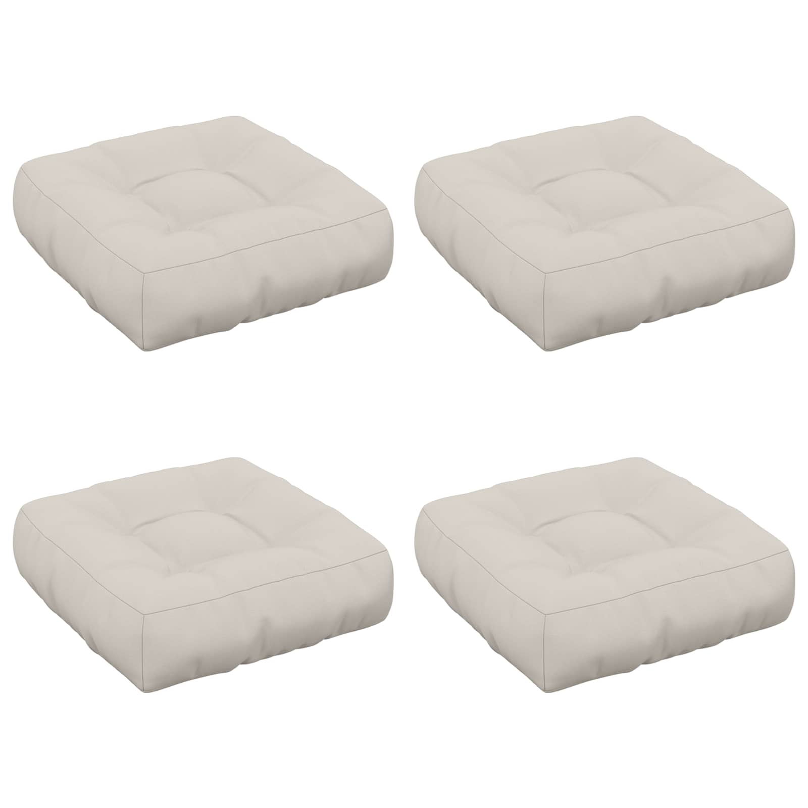 4 dalių sėdynės pagalvėlės VIANEN 4 pcs 100% poliesteris Balta