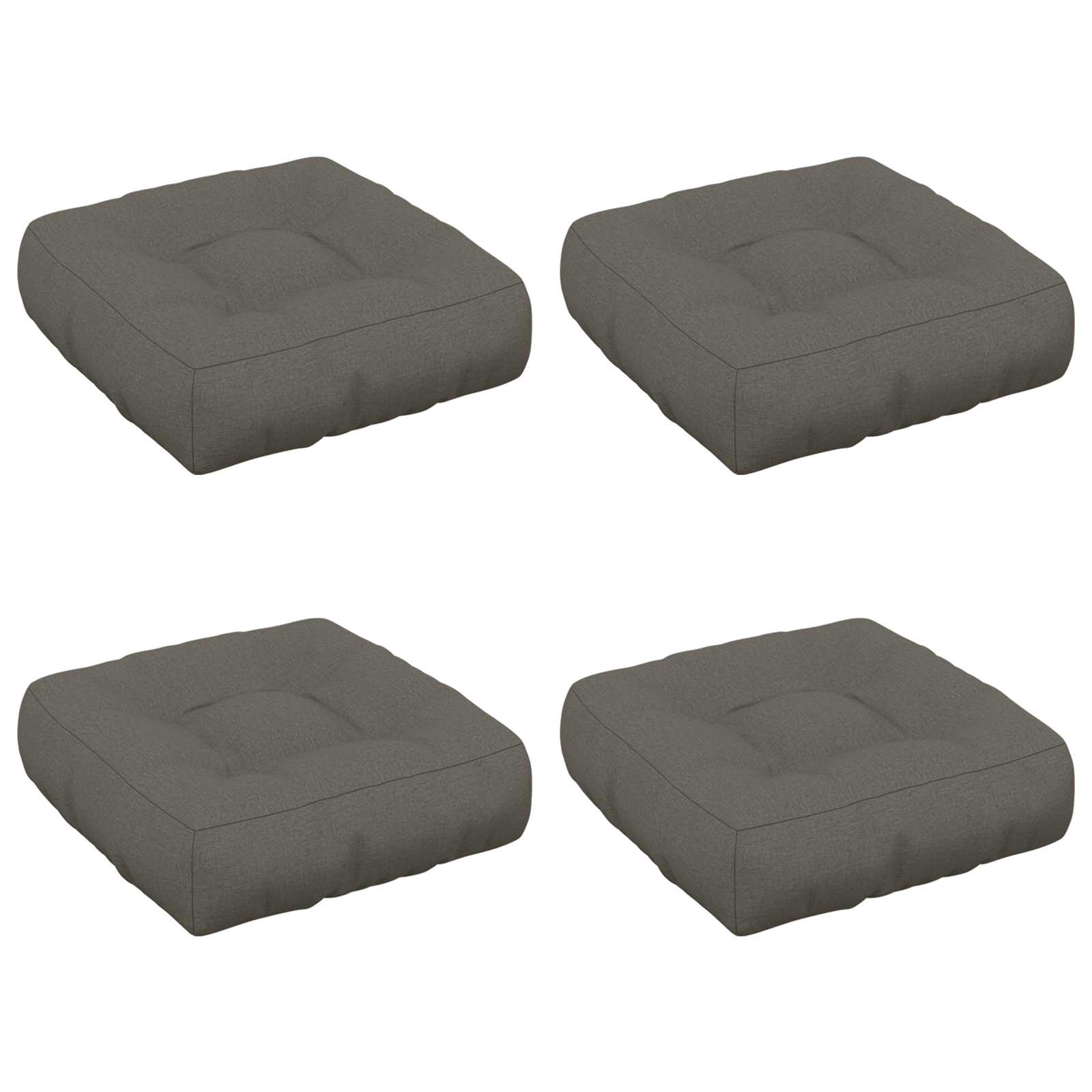 4 dalių sėdynės pagalvėlės VIANEN 4 pcs 100% poliesteris Pilka