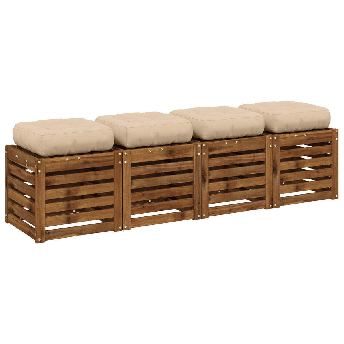4 dalių sėdynės pagalvėlės VIANEN 4 pcs 100% poliesteris