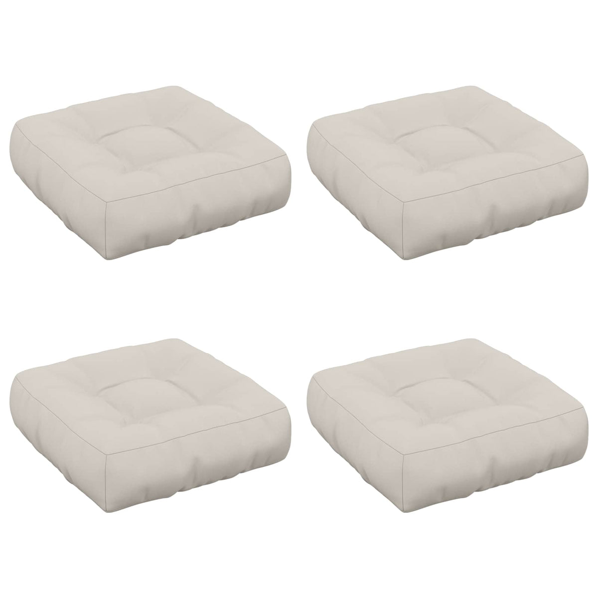 4 dalių sėdynės pagalvėlės VIANEN 4 pcs 100% poliesteris Balta